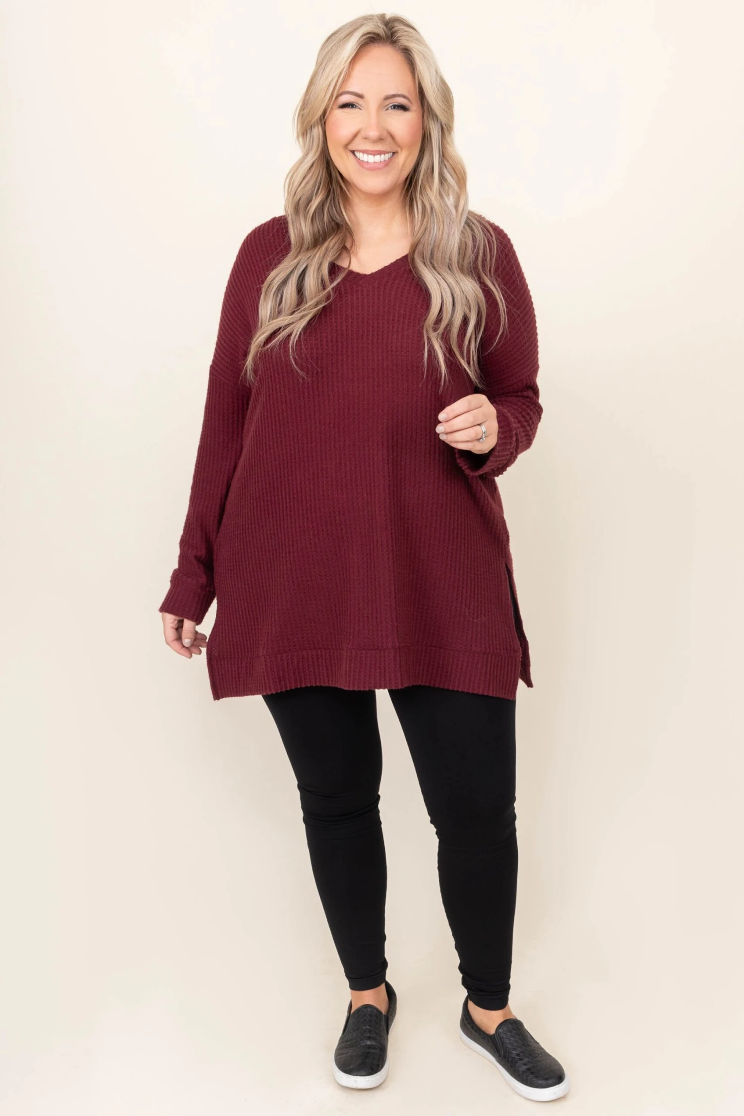 Girl Two Doors Down Leggings, Black 2 Girl Two Doors Down Leggings, Black - Image 2