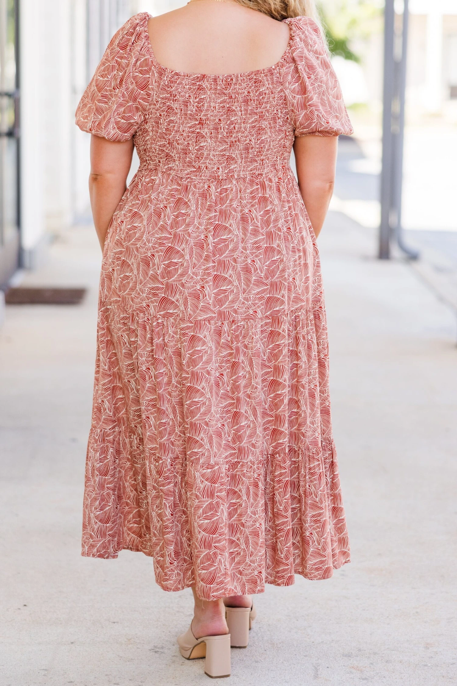 Give A Little Bit Midi Dress, Orange 7 Give A Little Bit Midi Dress, Orange - Image 7