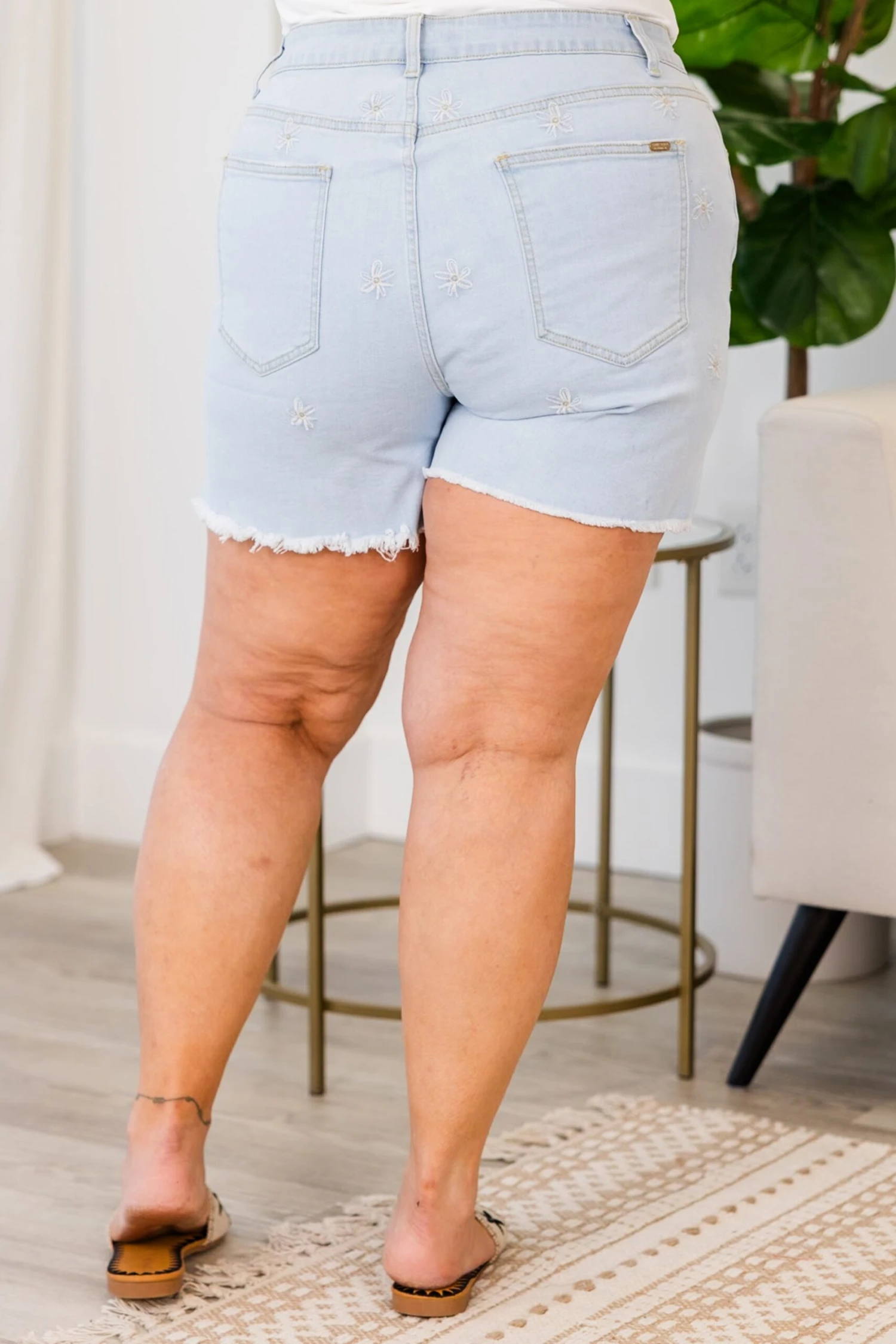 Give It Some Time Shorts, Light Wash 6 Give It Some Time Shorts, Light Wash - Image 6