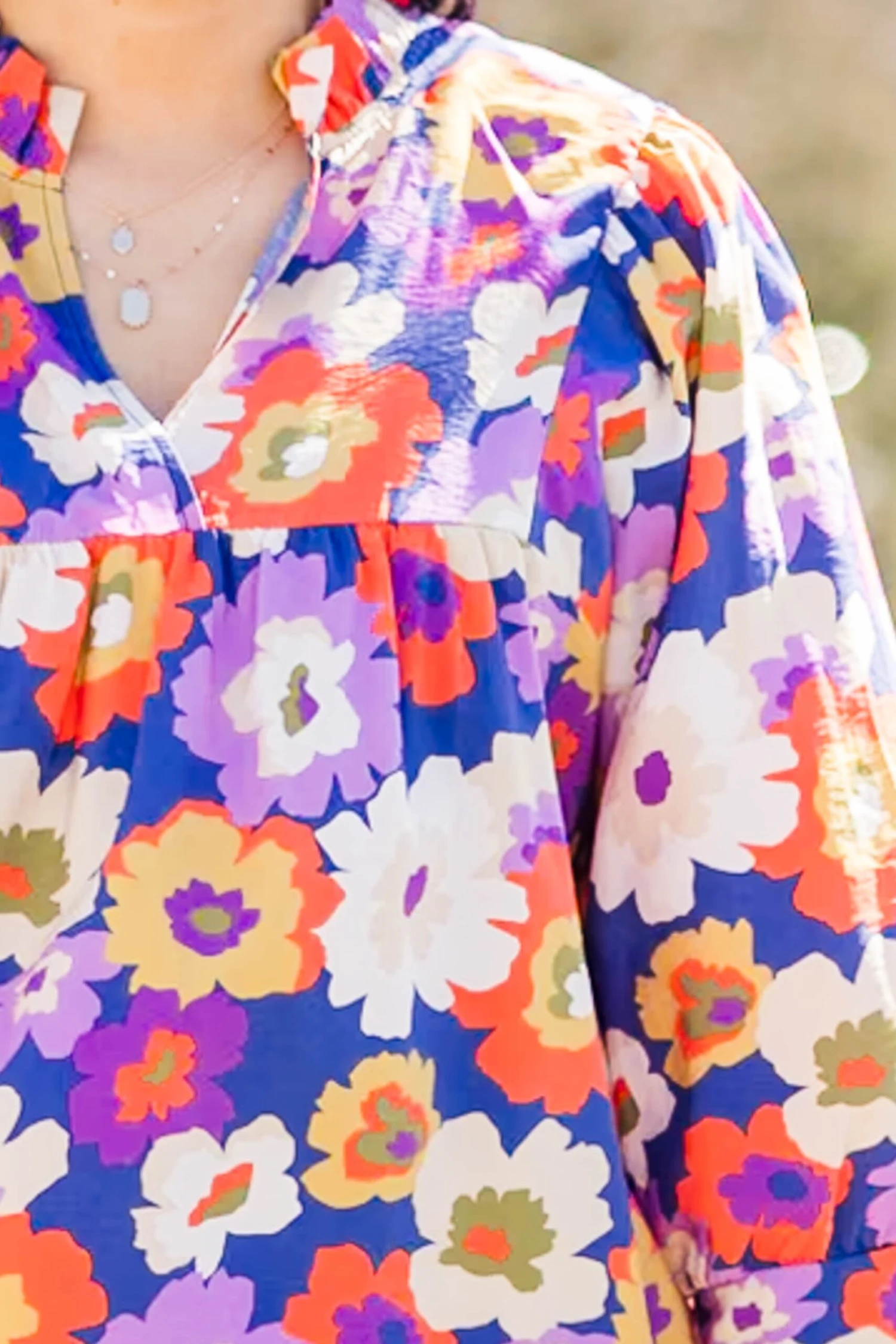 Gold Coasting Top, Navy-Purple 4 Gold Coasting Top, Navy-Purple - Image 4