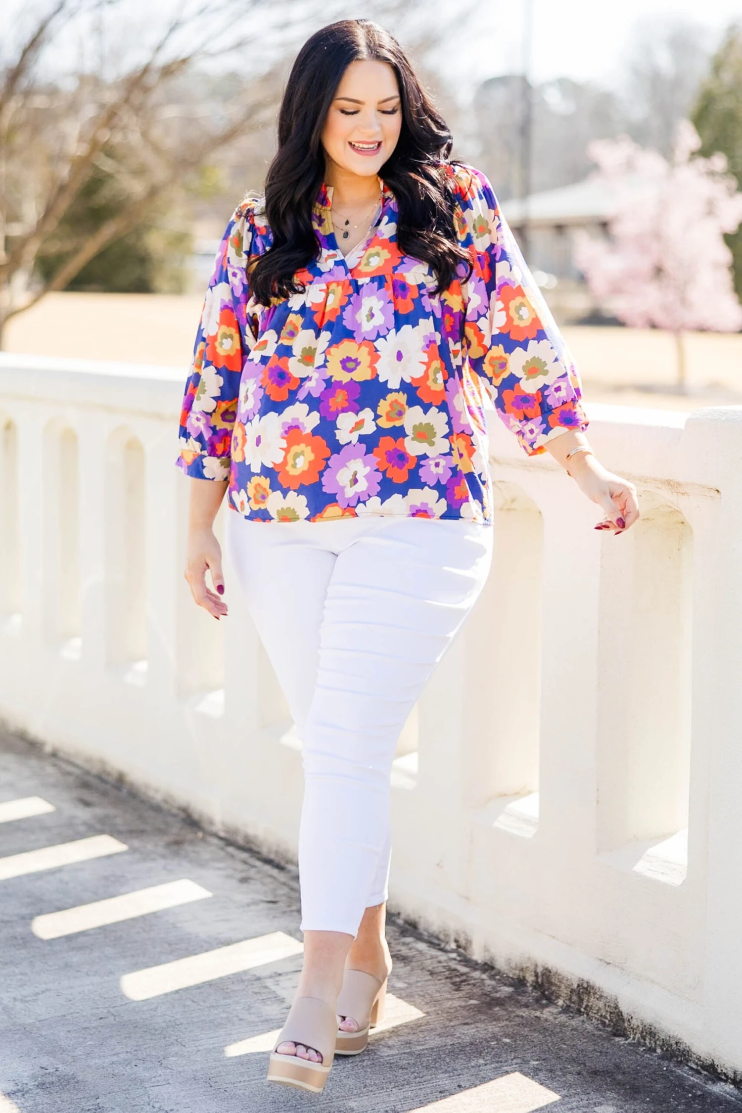 Gold Coasting Top, Navy-Purple 2 Gold Coasting Top, Navy-Purple - Image 2