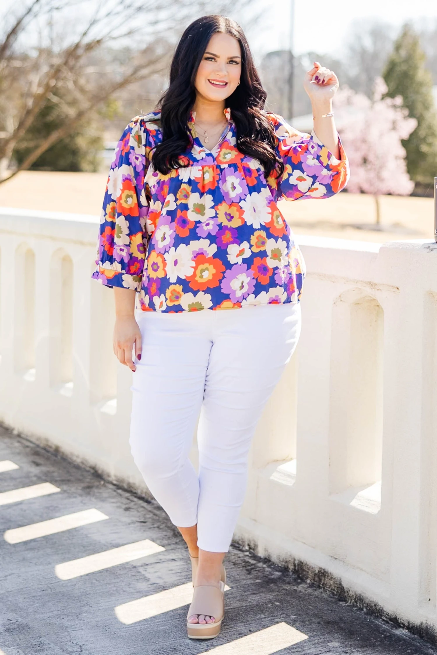 Gold Coasting Top, Navy-Purple 3 Gold Coasting Top, Navy-Purple - Image 3