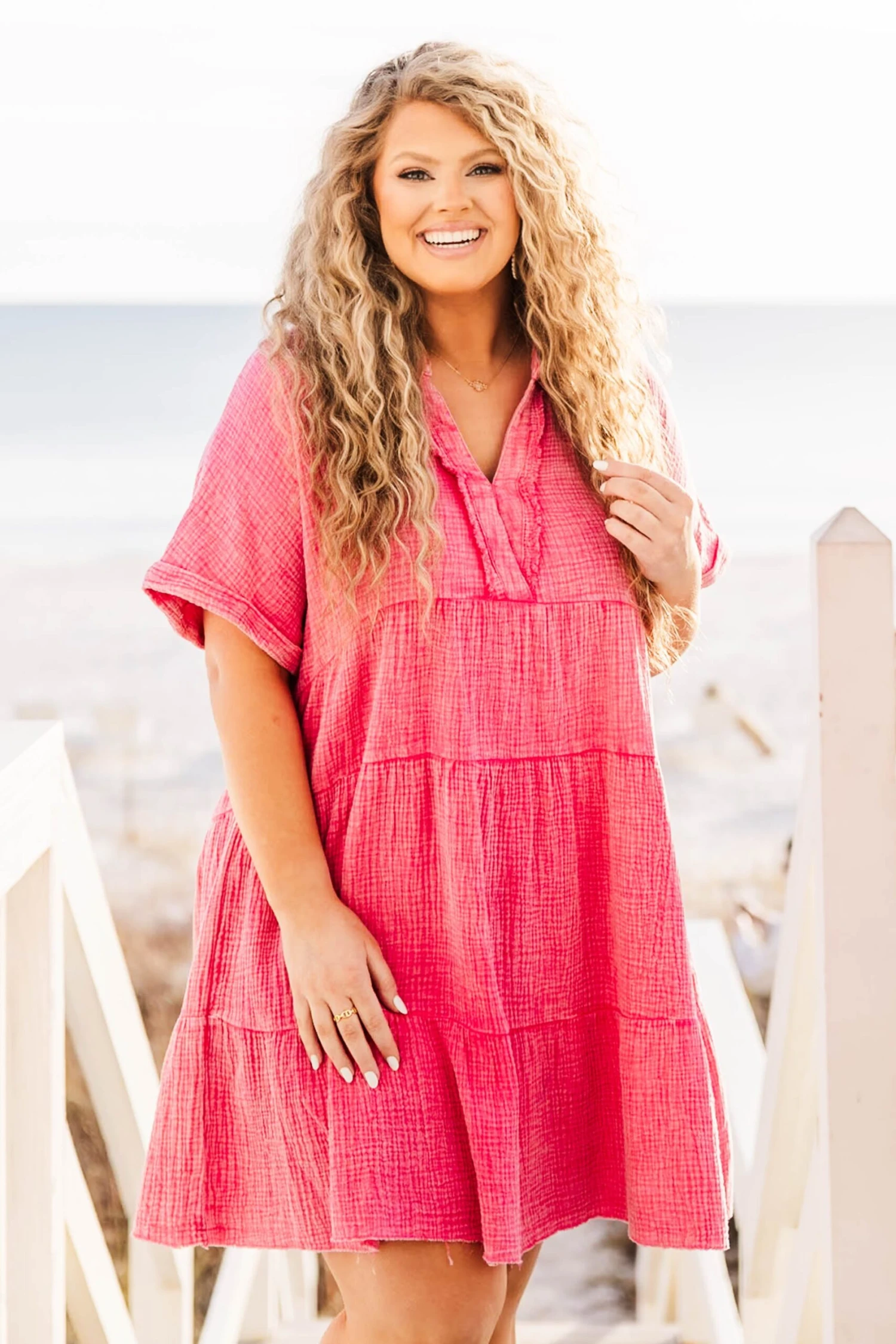 Good For You Dress, Hot Pink 2 Good For You Dress, Hot Pink - Image 2