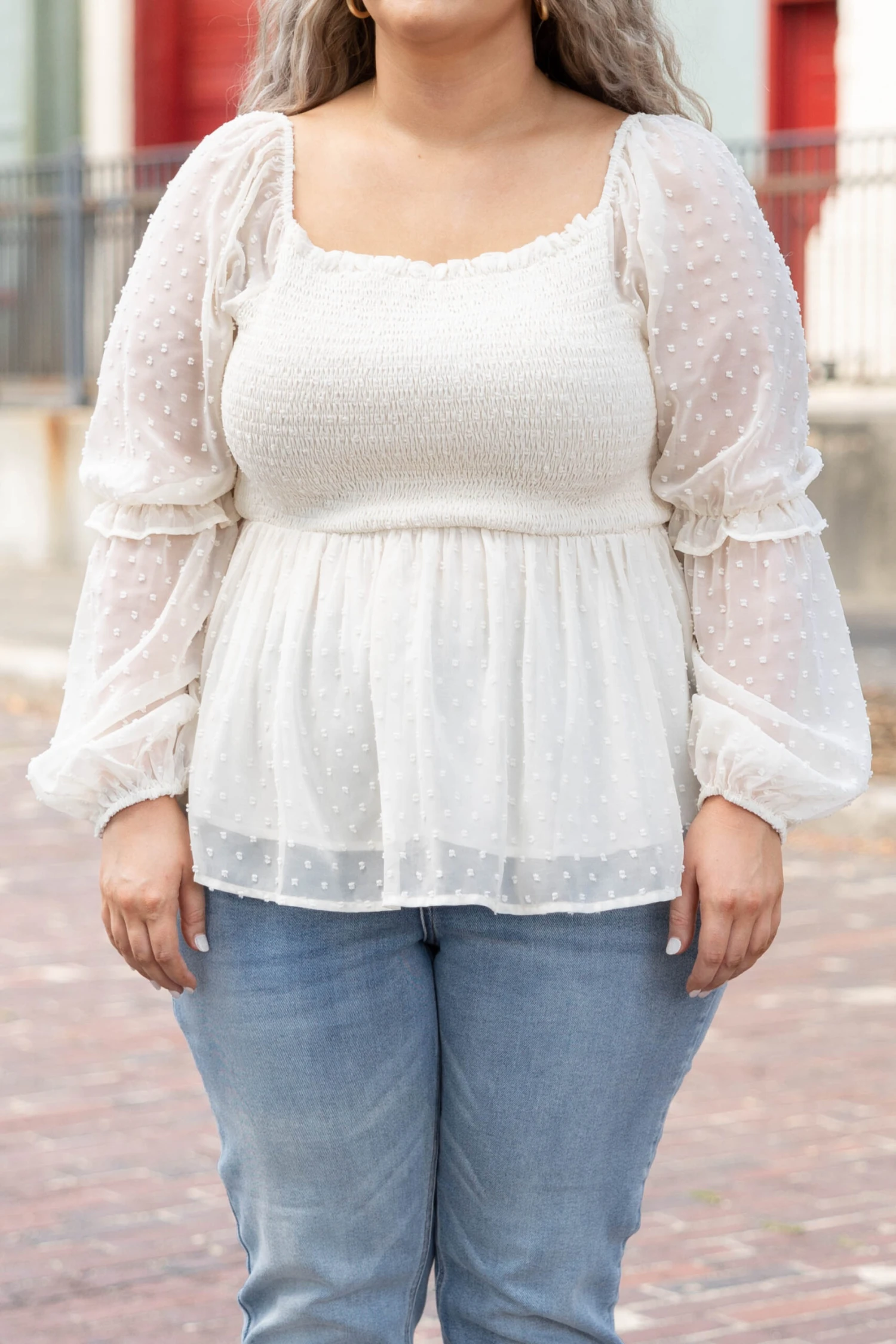 Heavenly Angel Top, Ivory 4 Heavenly Angel Top, Ivory - Image 4