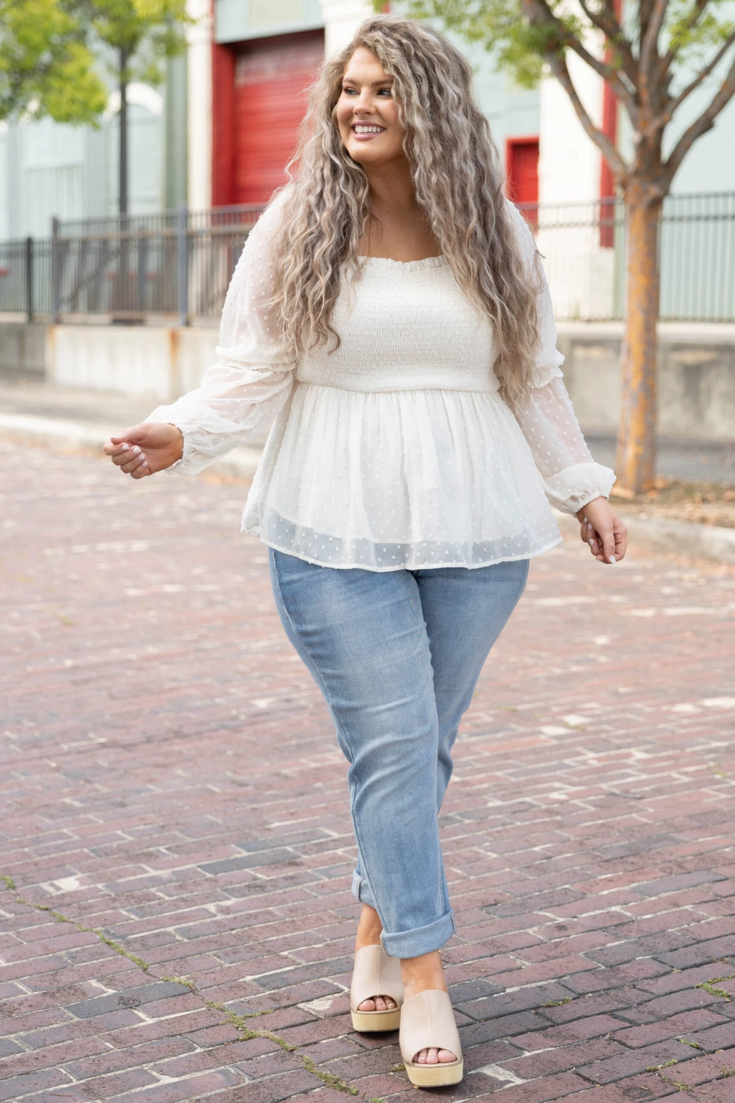 Heavenly Angel Top, Ivory 2 Heavenly Angel Top, Ivory - Image 2