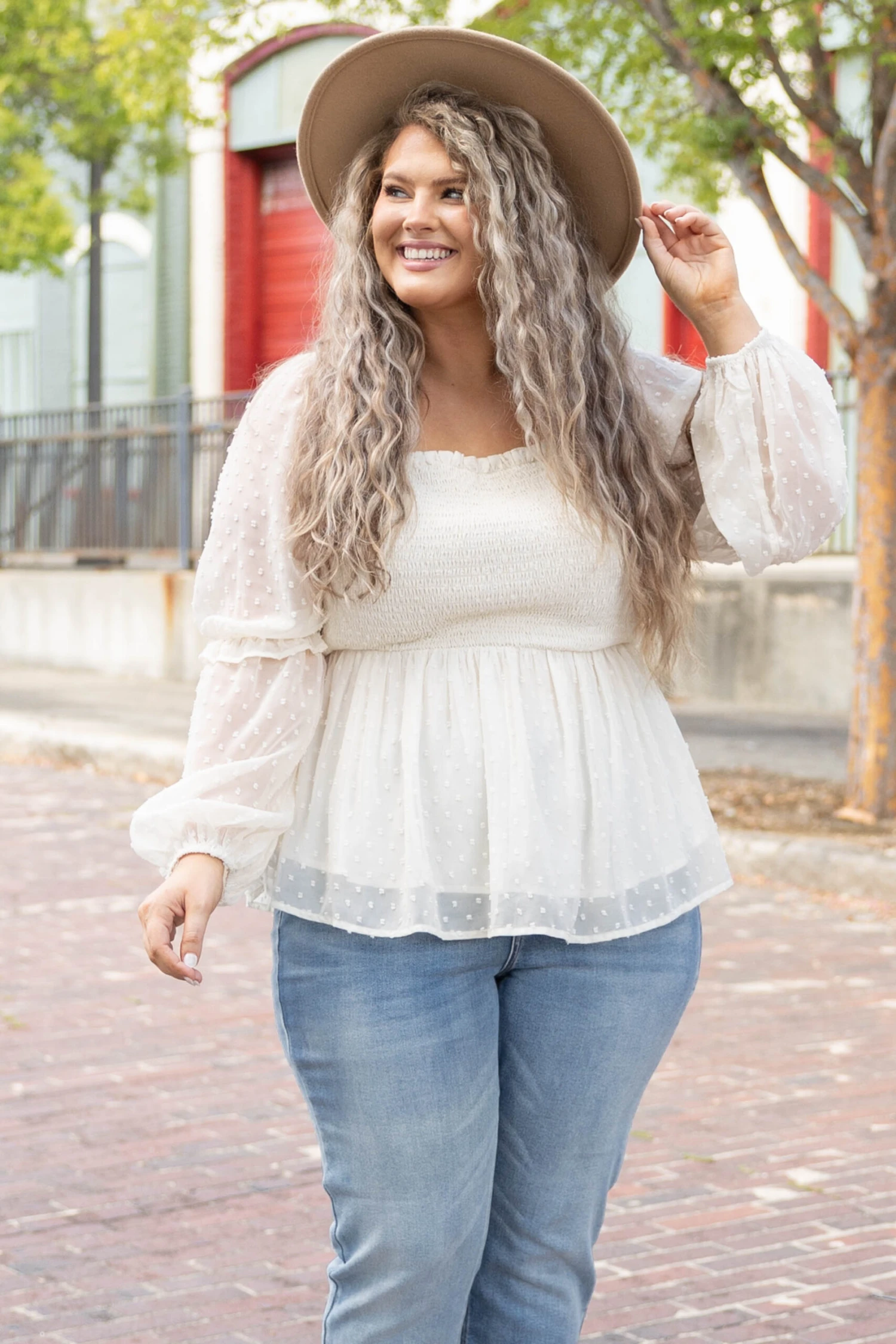 Heavenly Angel Top, Ivory 1 Heavenly Angel Top, Ivory