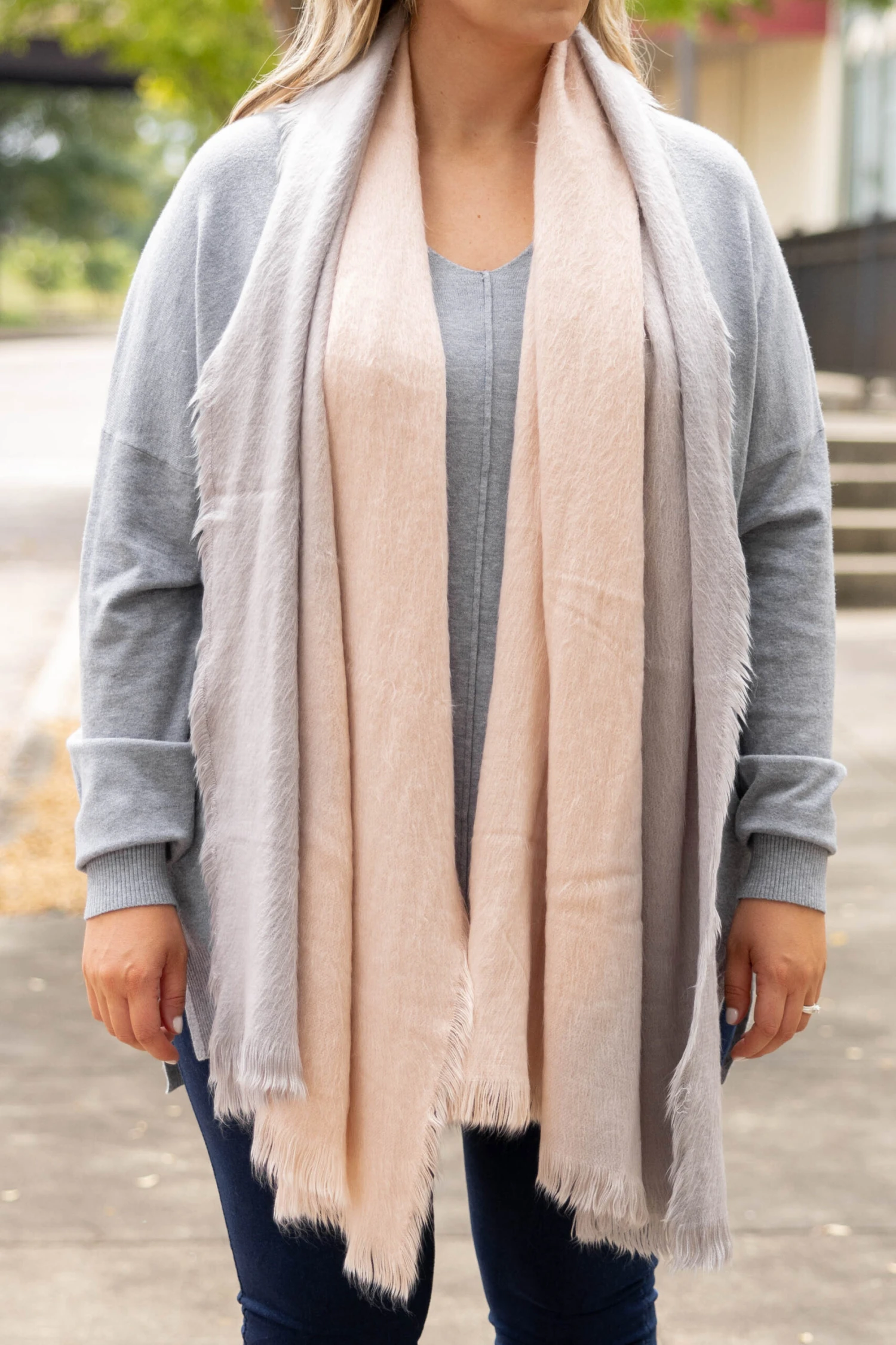 Here Comes The Sunset Scarf, Blush 5 Here Comes The Sunset Scarf, Blush - Image 5