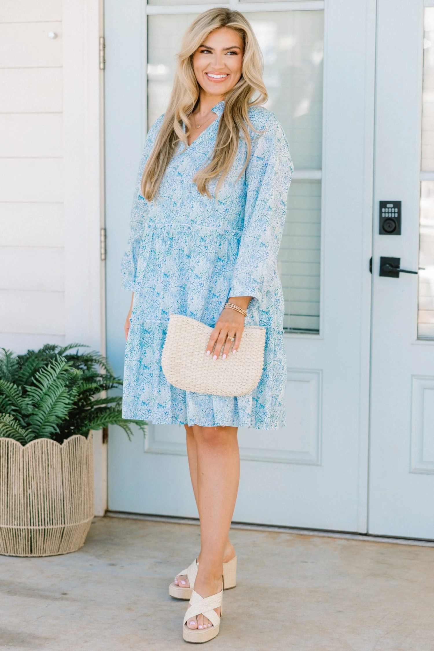 Hey Angel Dress, Cerulean 2 Hey Angel Dress, Cerulean - Image 2