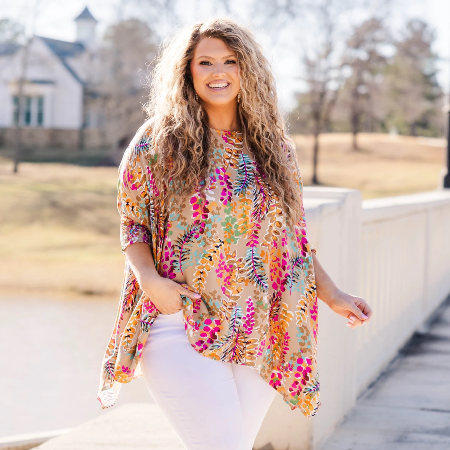 Hold My Hand Tunic, Taupe 1 Hold My Hand Tunic, Taupe