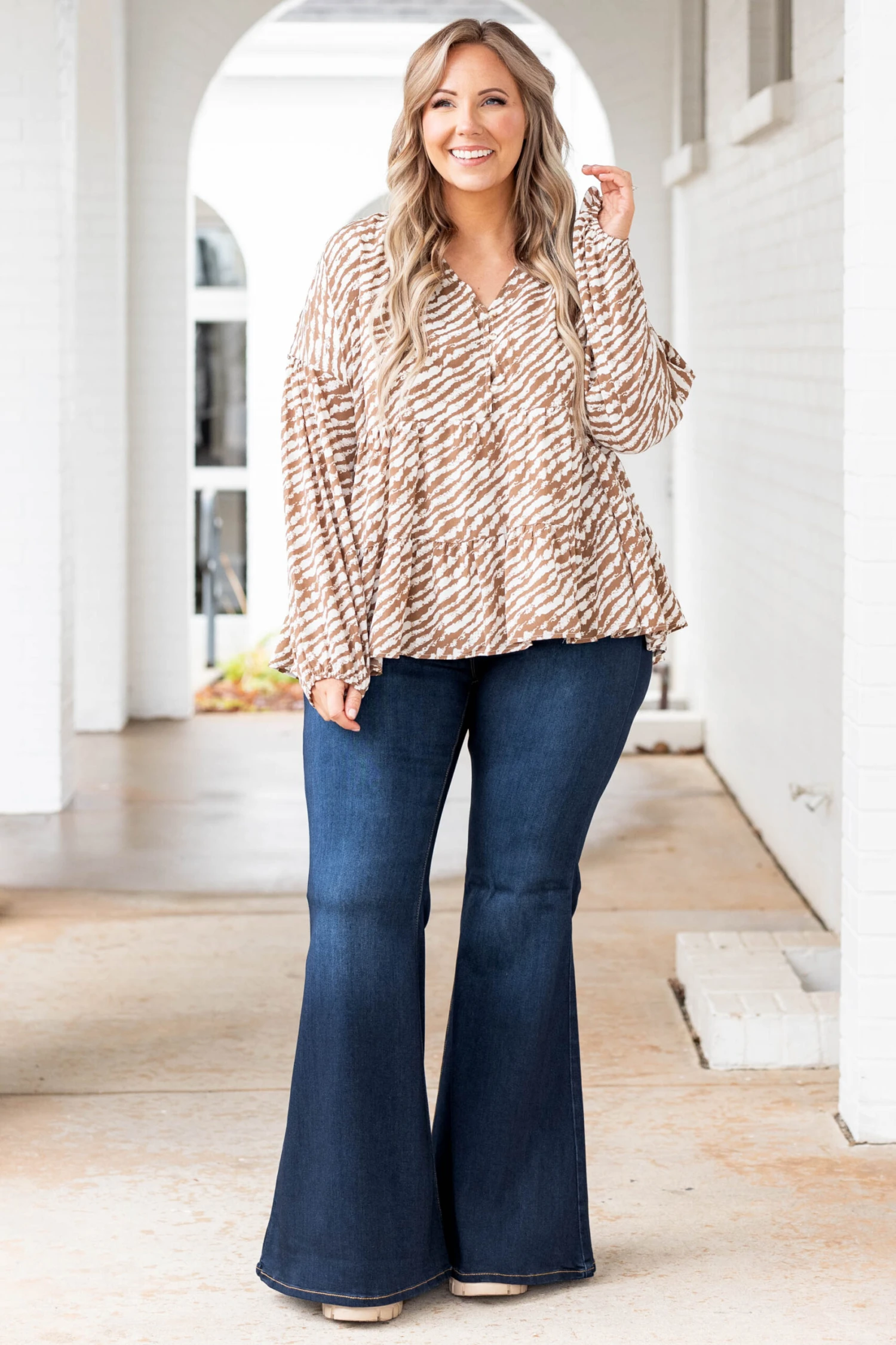 Hold On To Love Top, Brown 3 Hold On To Love Top, Brown - Image 3