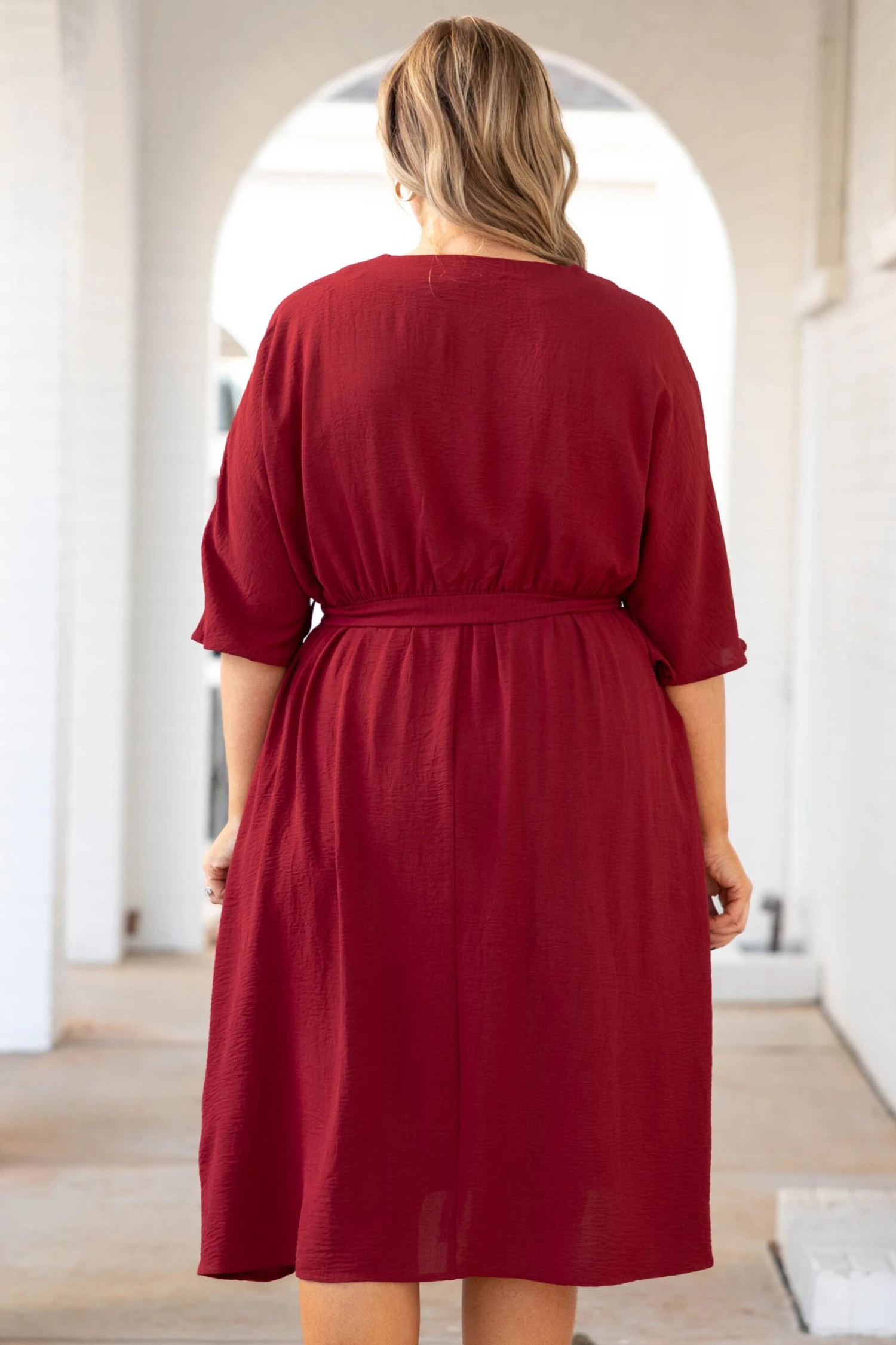 Hopelessly Yours Dress, Burgundy 5 Hopelessly Yours Dress, Burgundy - Image 5