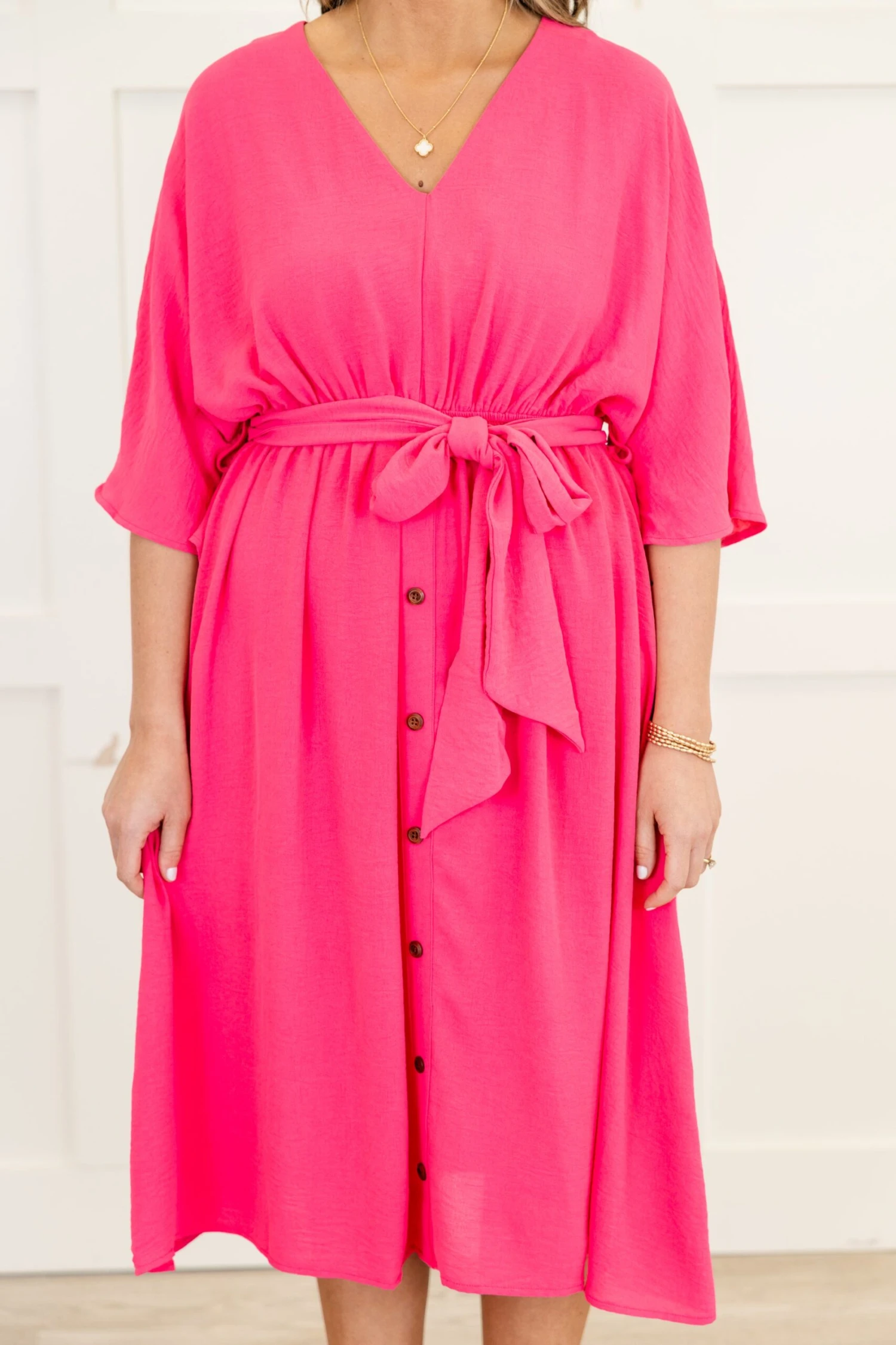 Hopelessly Yours Dress, Hot Pink 5 Hopelessly Yours Dress, Hot Pink - Image 5