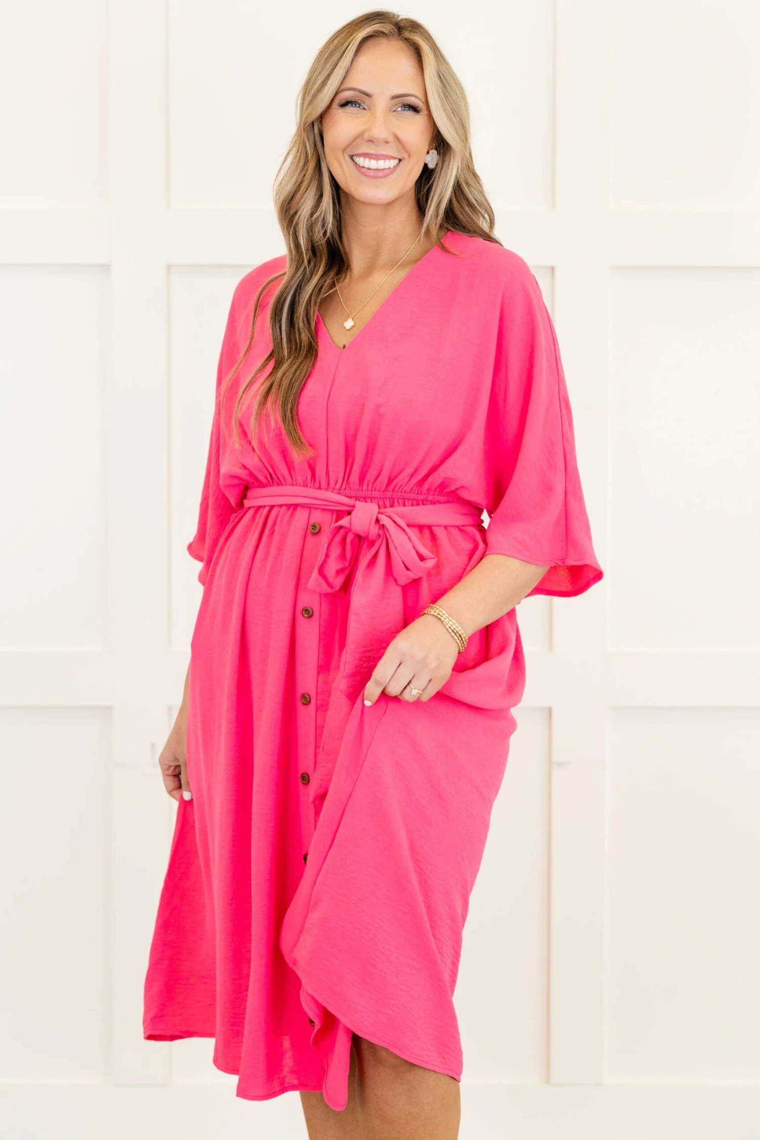 Hopelessly Yours Dress, Hot Pink 1 Hopelessly Yours Dress, Hot Pink