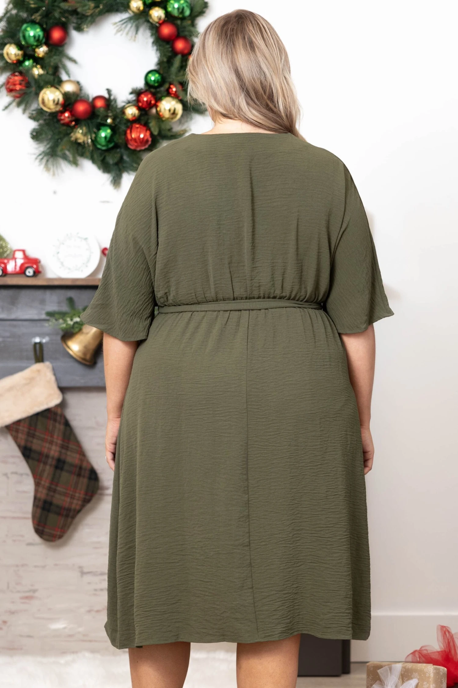 Hopelessly Yours Dress, Olive 5 Hopelessly Yours Dress, Olive - Image 5