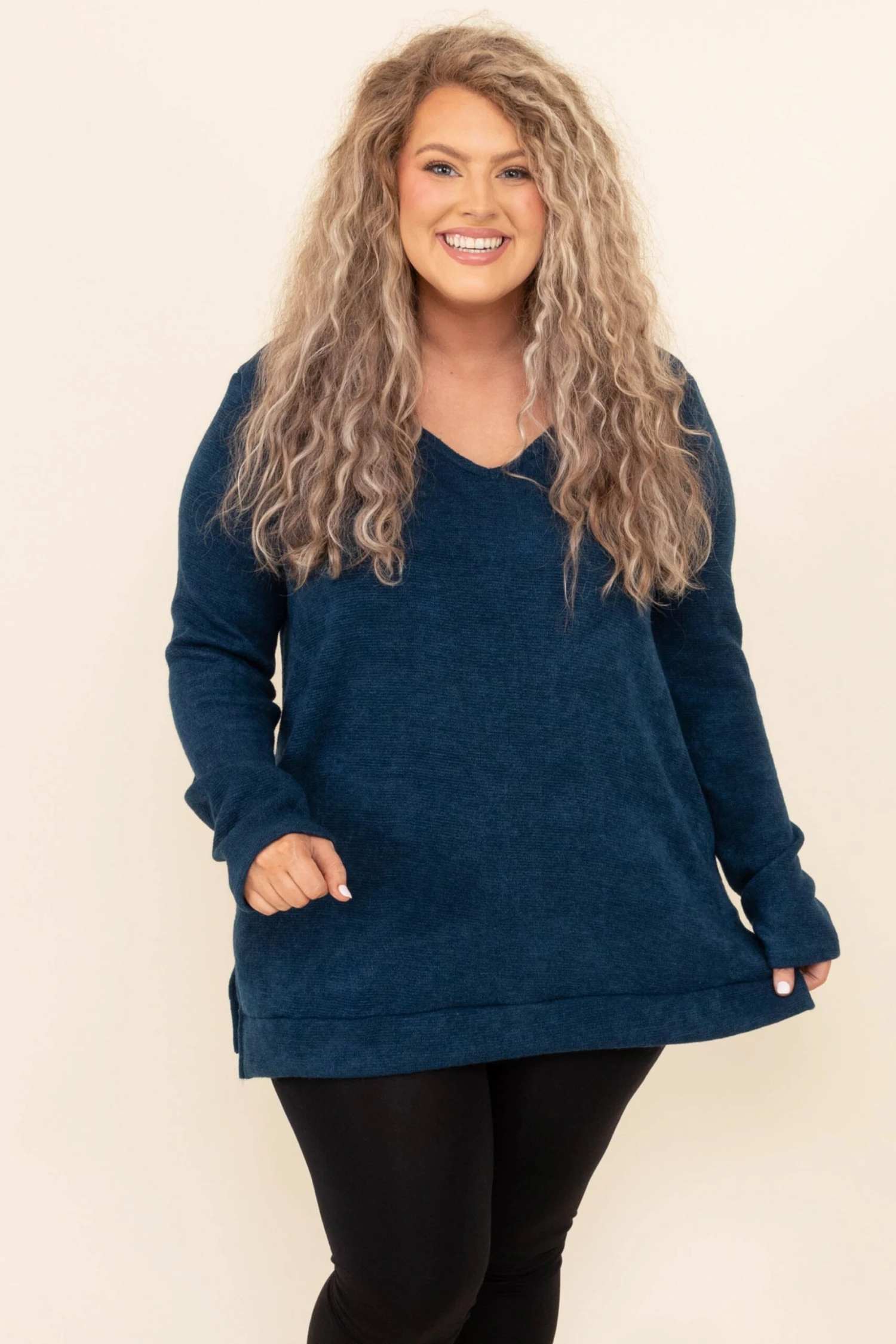 Inside Out Tunic, Teal 1 Inside Out Tunic, Teal