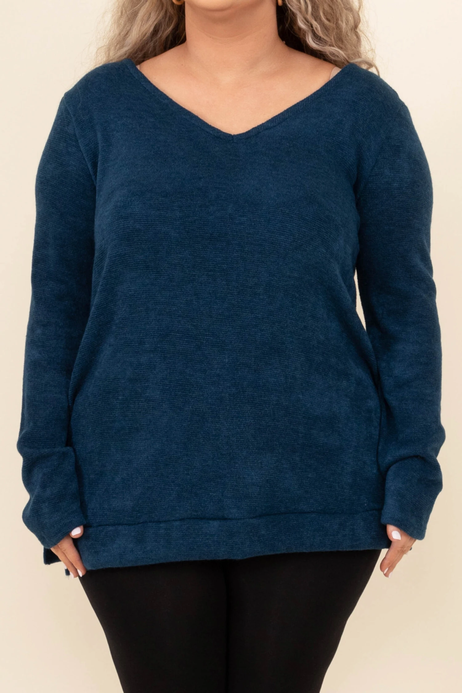 Inside Out Tunic, Teal 4 Inside Out Tunic, Teal - Image 4