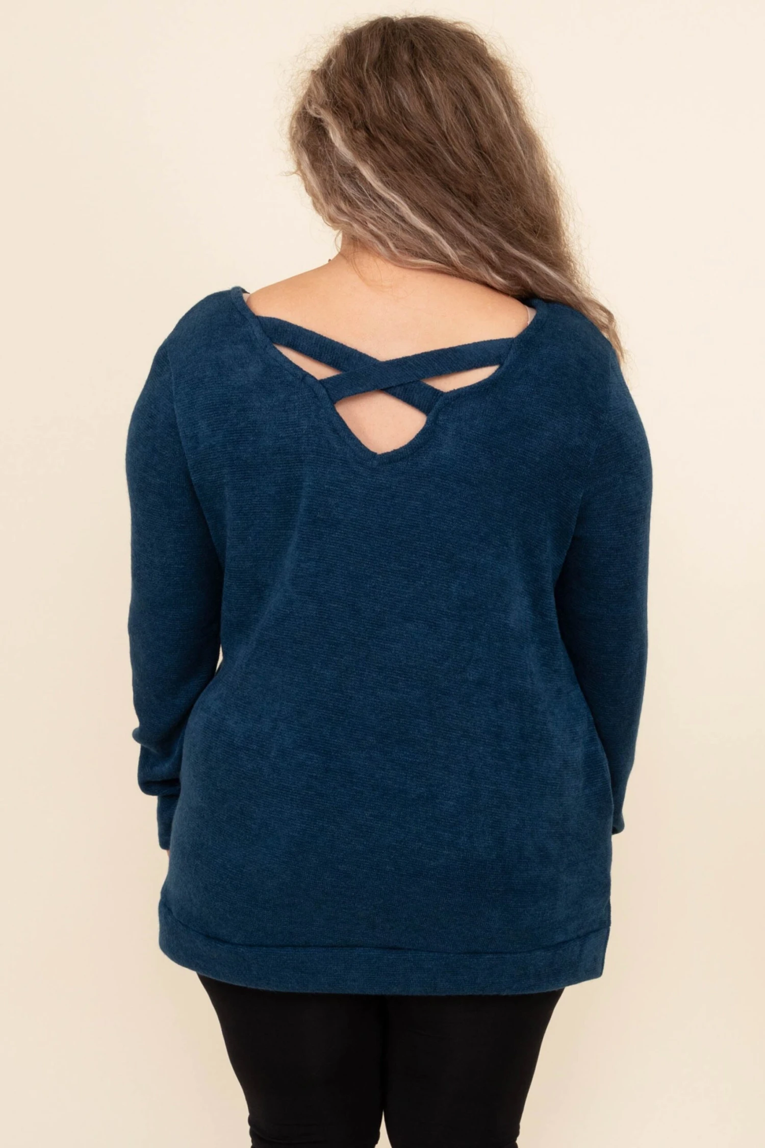 Inside Out Tunic, Teal 5 Inside Out Tunic, Teal - Image 5