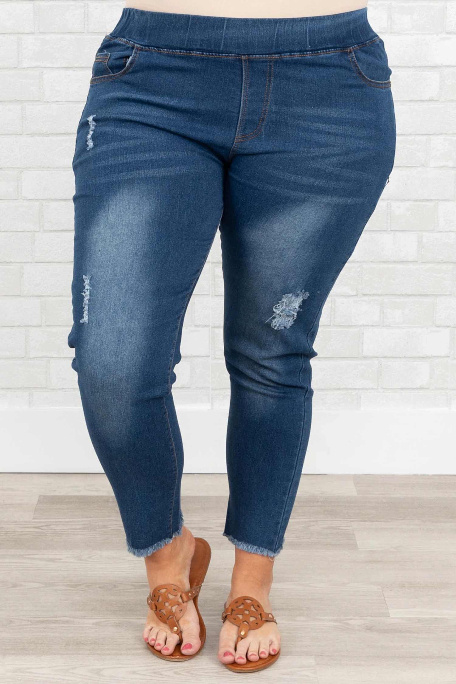 It's Just Us Jeggings, Medium Wash 3 It's Just Us Jeggings, Medium Wash - Image 3