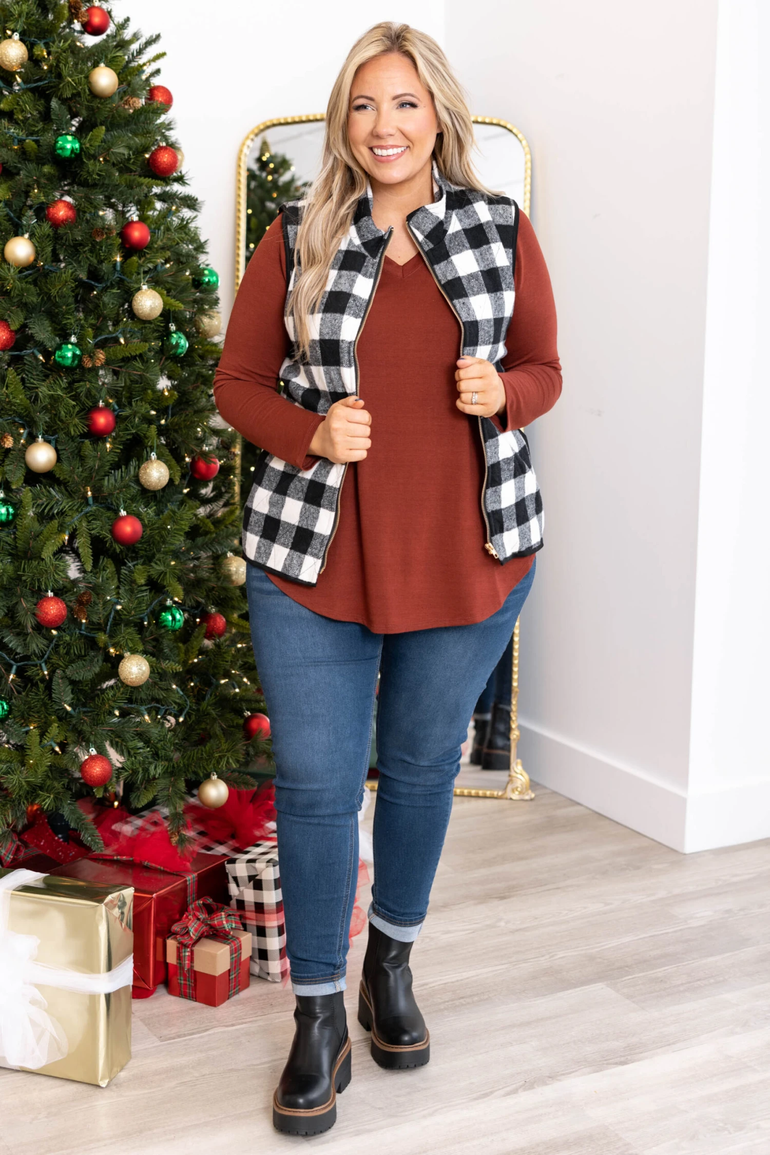 It's That Time Of Year Vest, Ivory Combo 2 It's That Time Of Year Vest, Ivory Combo - Image 2