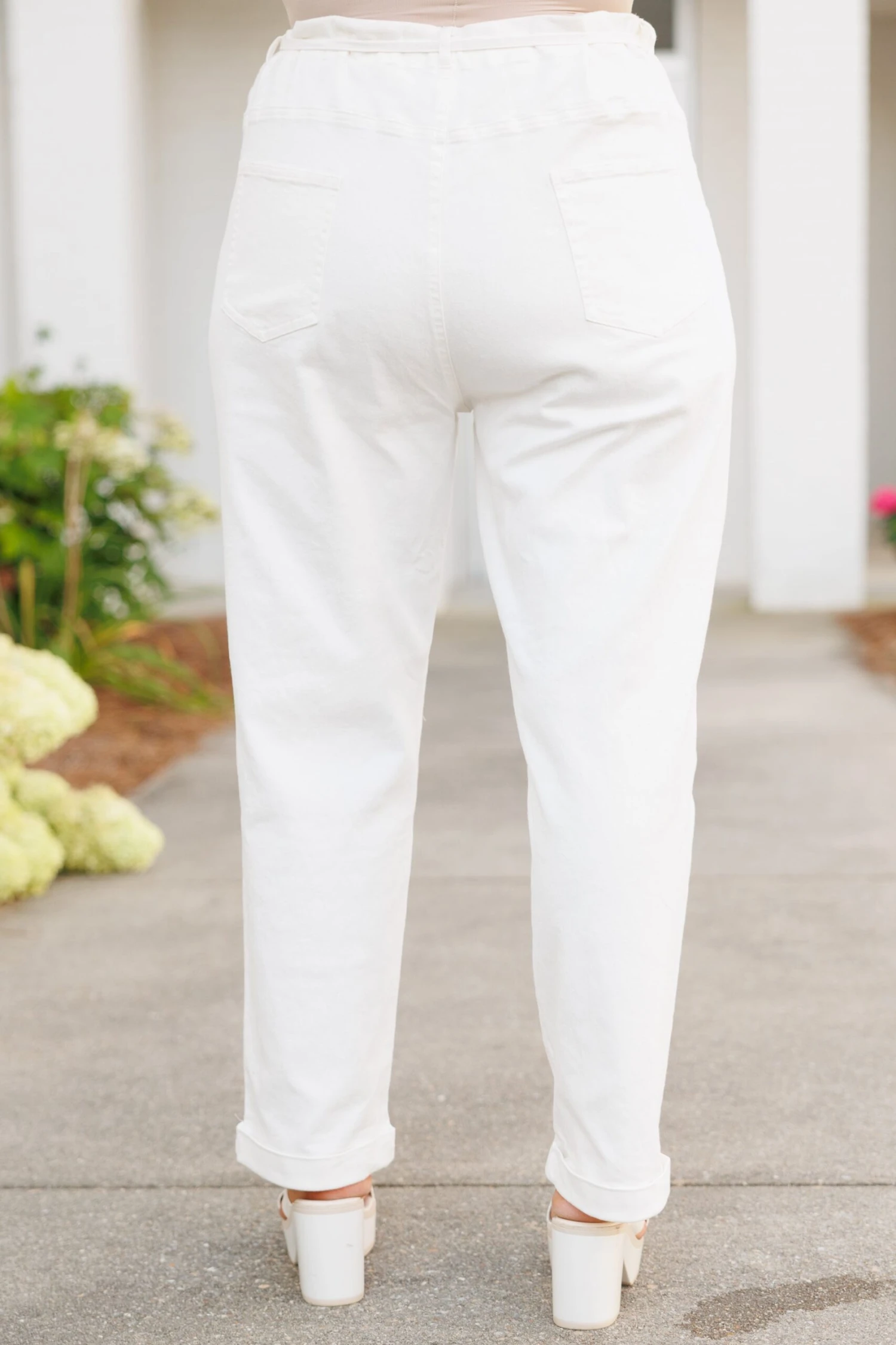 Keeping Busy Pants, White 5 Keeping Busy Pants, White - Image 5