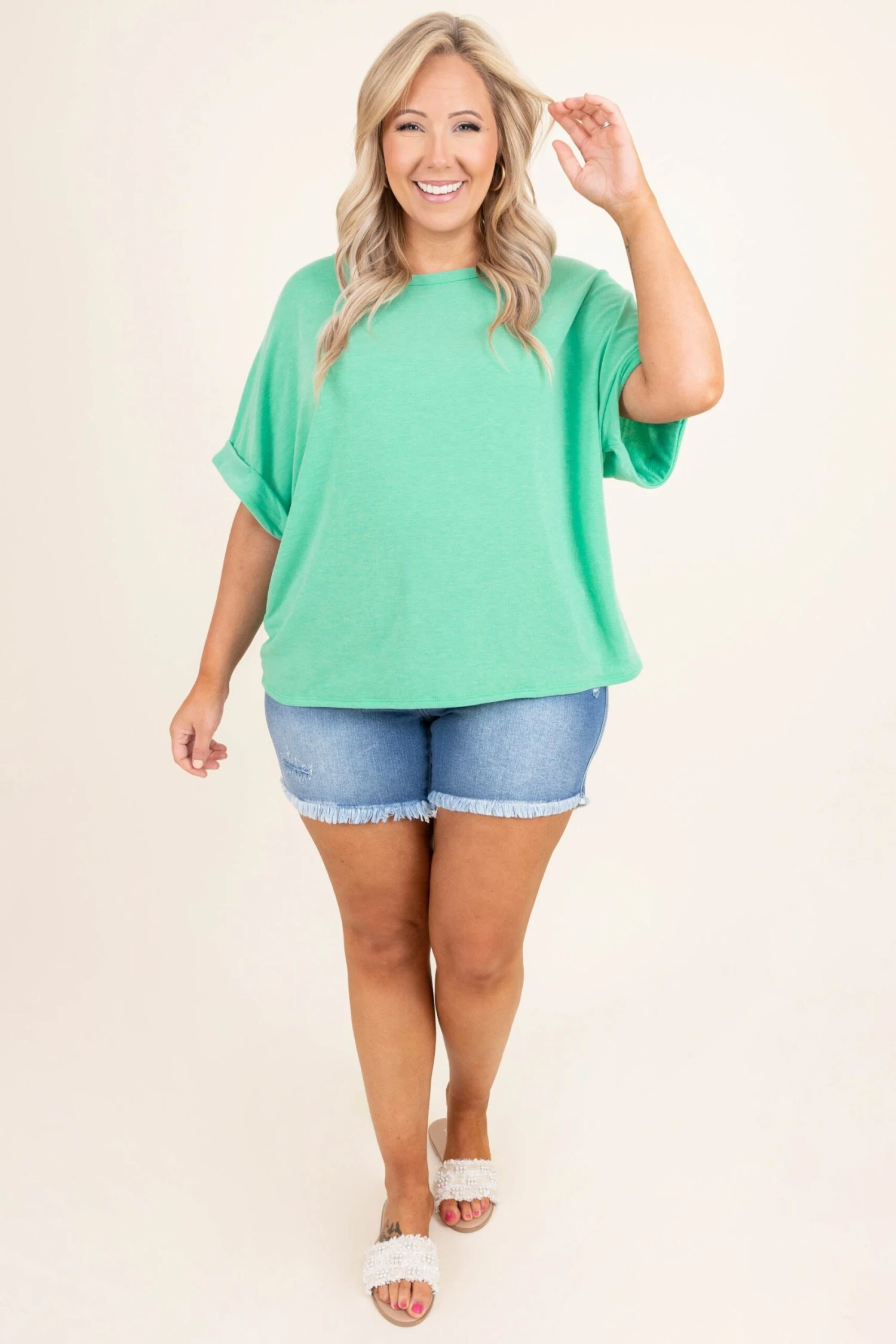 Absolutely Certain Shorts, Medium Wash 2 Absolutely Certain Shorts, Medium Wash - Image 2