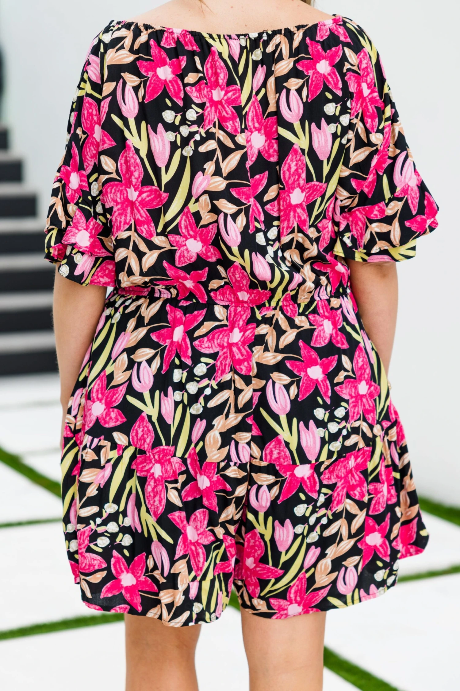 Let's Tango Romper, Black 6 Let's Tango Romper, Black - Image 6