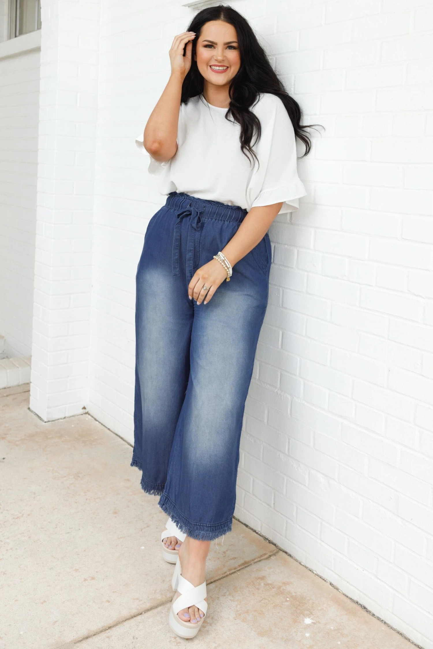 Light And Free Pants, Dark Denim 2 Light And Free Pants, Dark Denim - Image 2