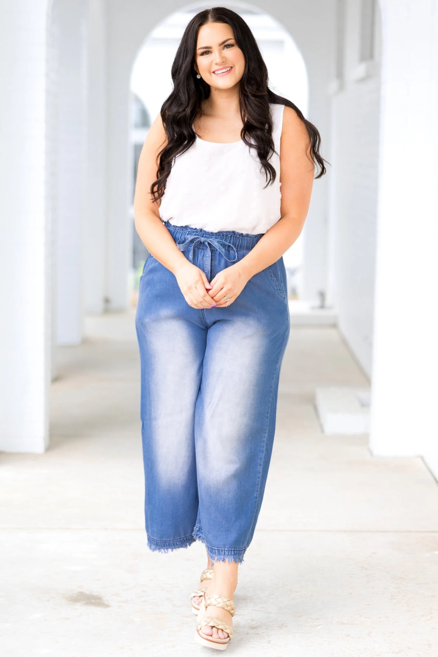 Light And Free Pants, Medium Denim 6 Light And Free Pants, Medium Denim - Image 6