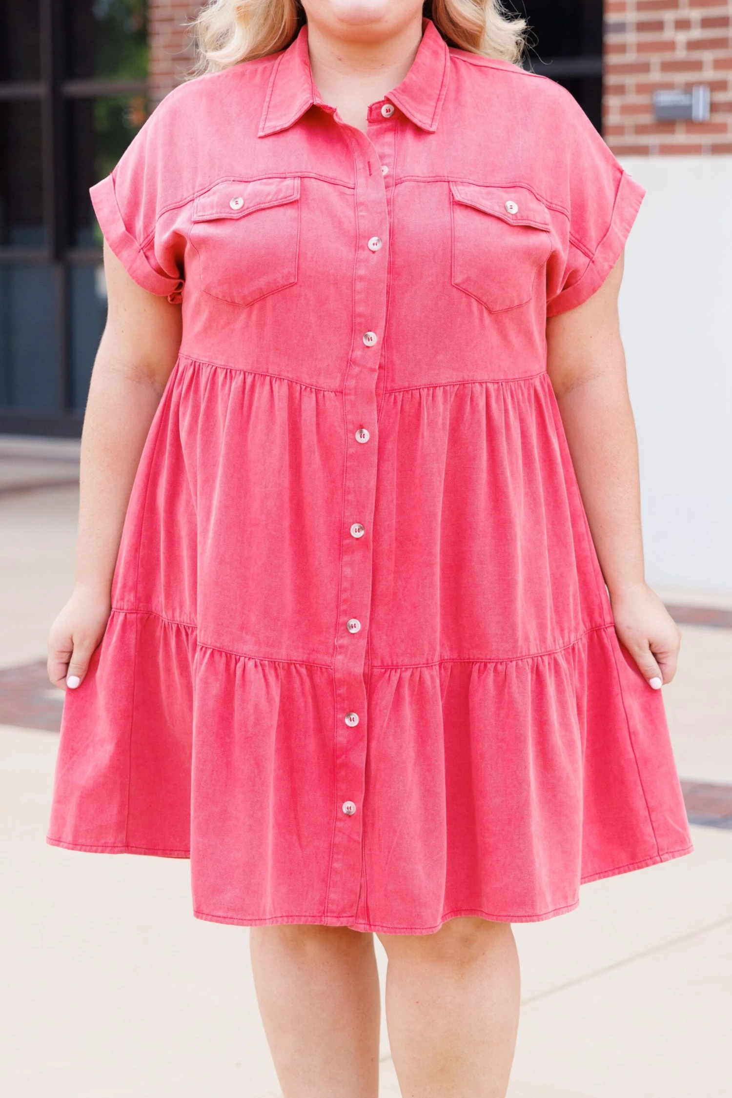 Lost In A Daze Dress, Red 4 Lost In A Daze Dress, Red - Image 4