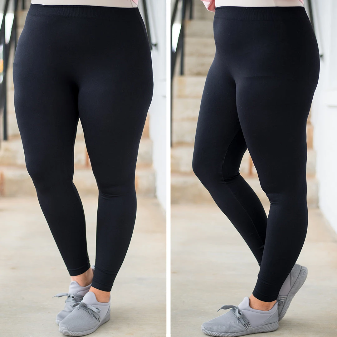 Luxe Leggings, Long Black 5 Luxe Leggings, Long Black - Image 5