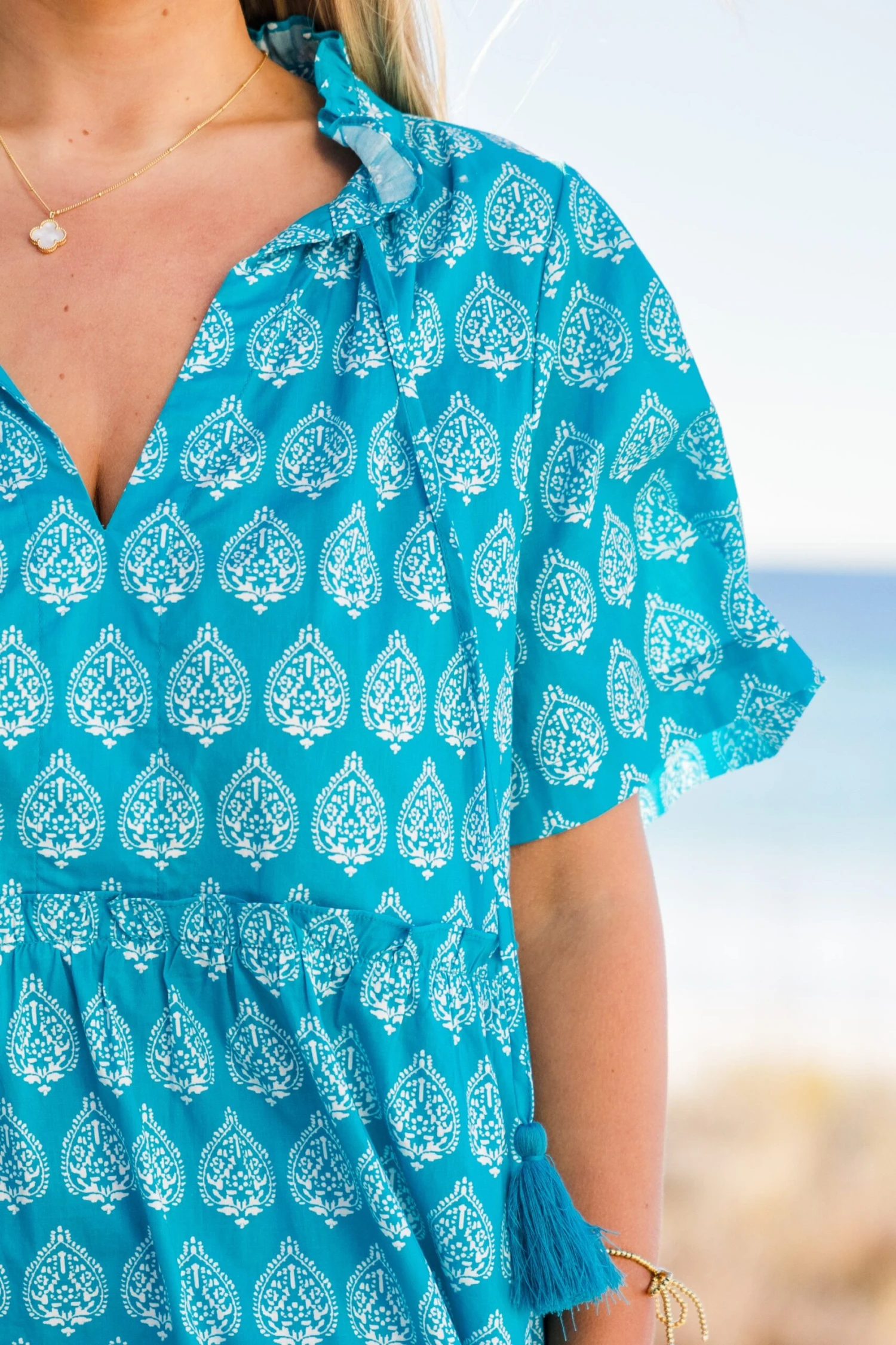 Making My Move Dress, Blue 4 Making My Move Dress, Blue - Image 4