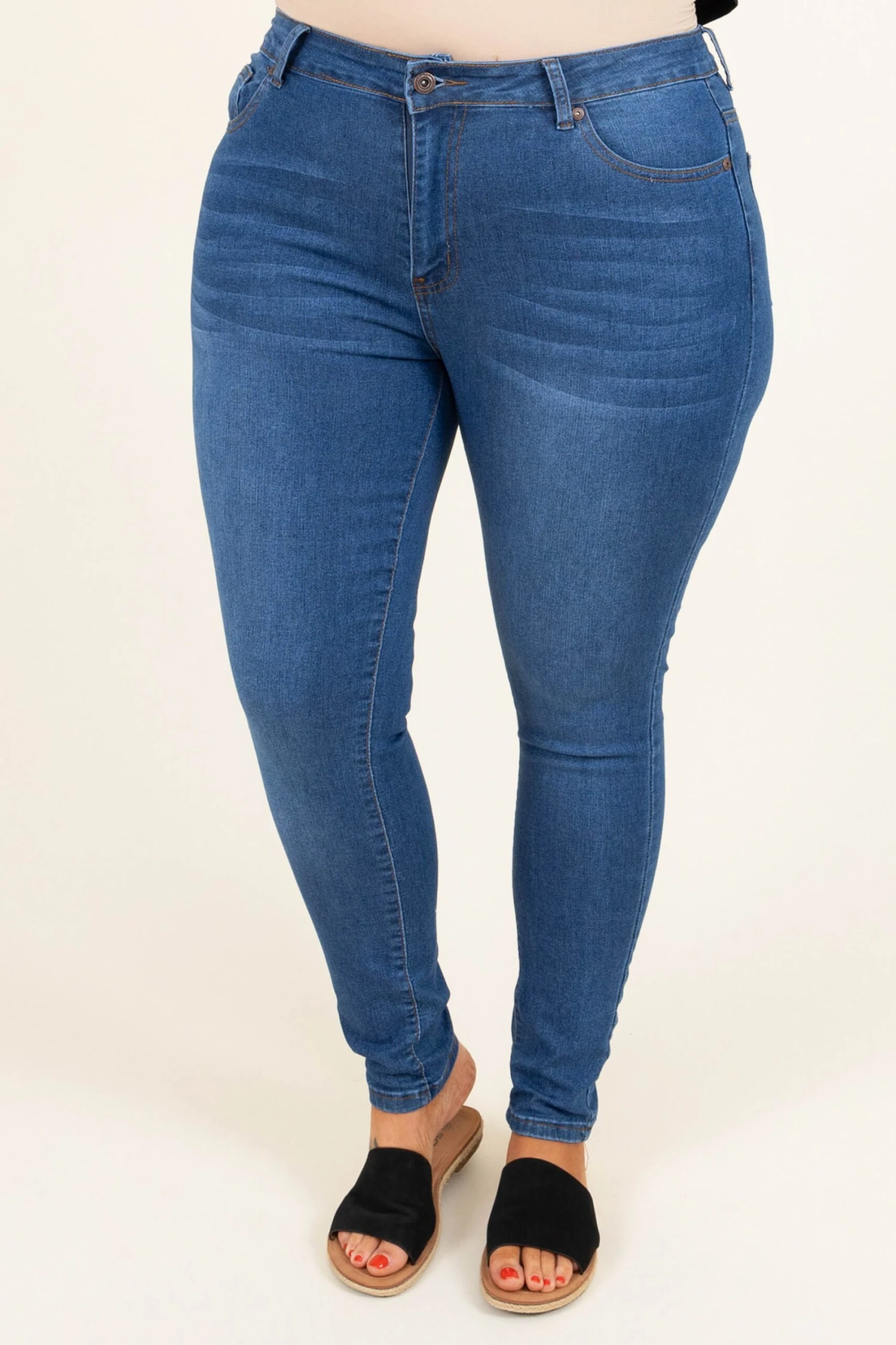 Mark Your Calendar Jeggings, Navy 3 Mark Your Calendar Jeggings, Navy - Image 3