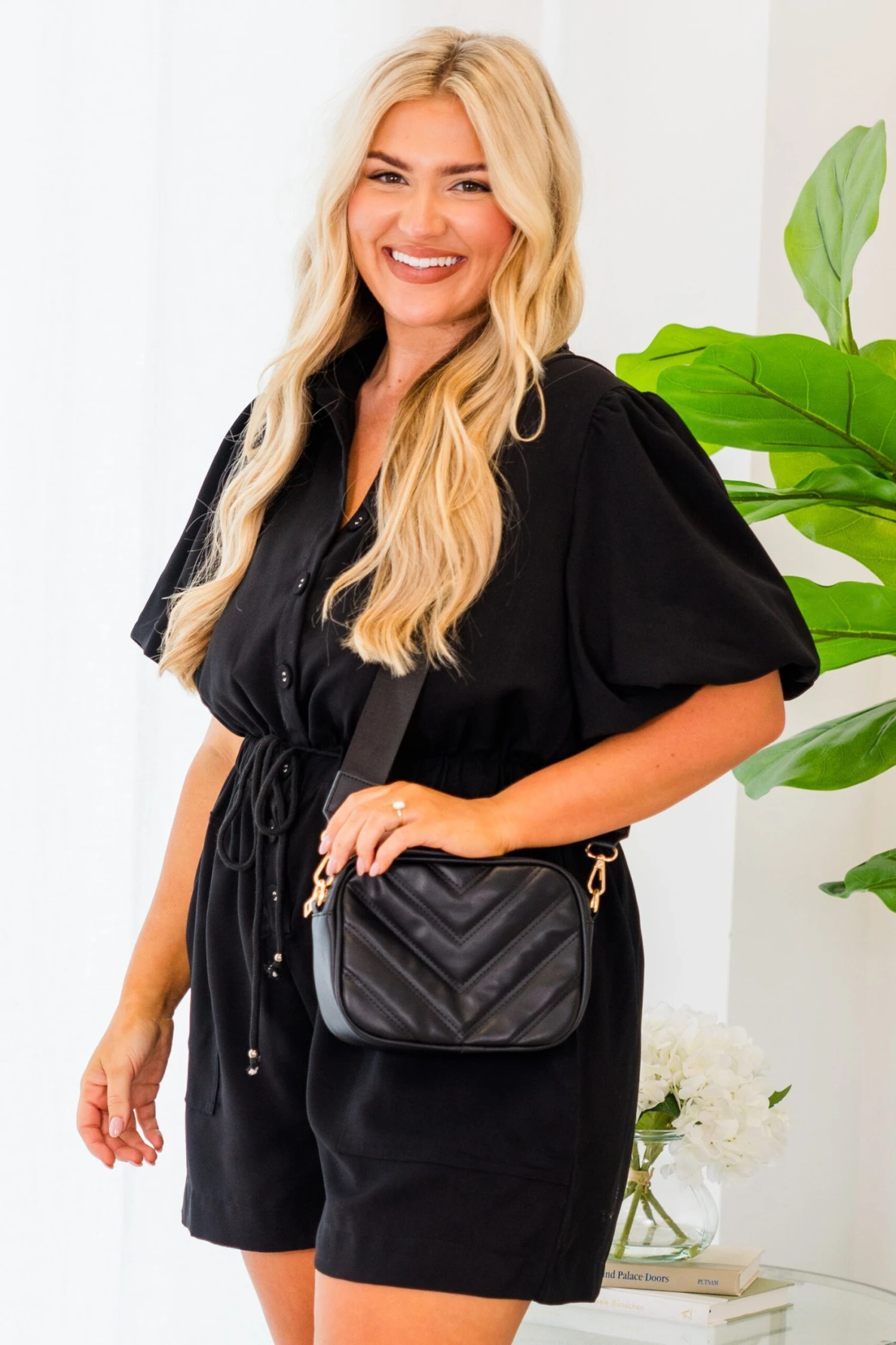 Midnight Muse Romper, Black 2 Midnight Muse Romper, Black - Image 2