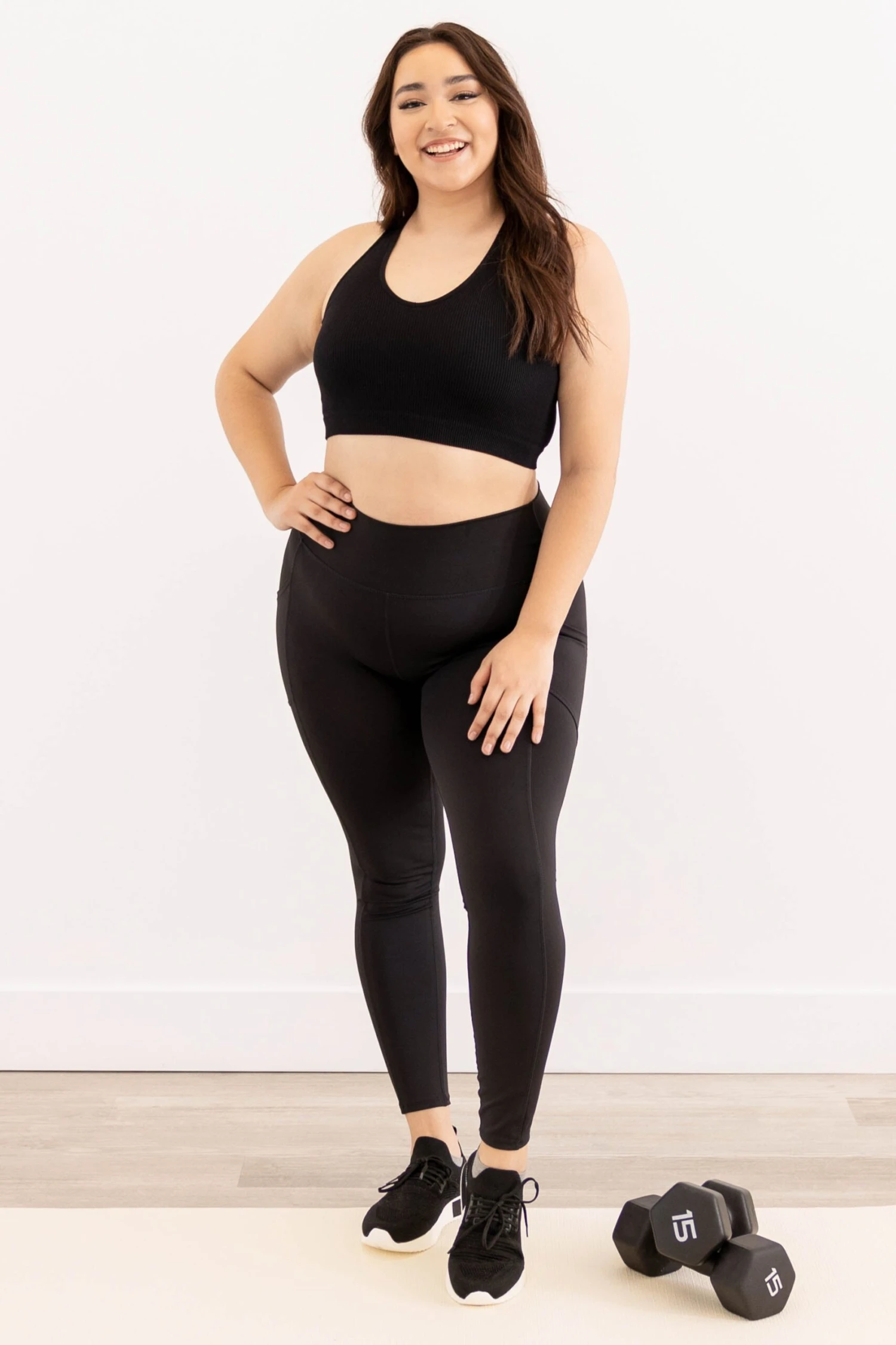 Natural Active Leggings, Black 4 Natural Active Leggings, Black - Image 4