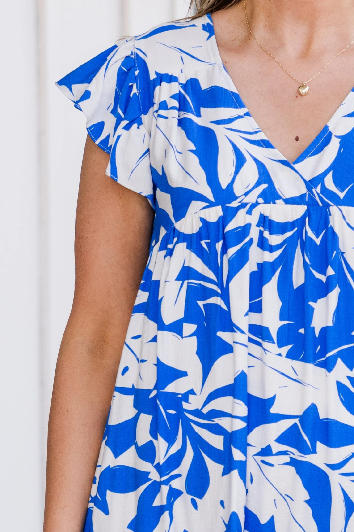 Next Big Move Dress, Royal-Off White 5 Next Big Move Dress, Royal-Off White - Image 5