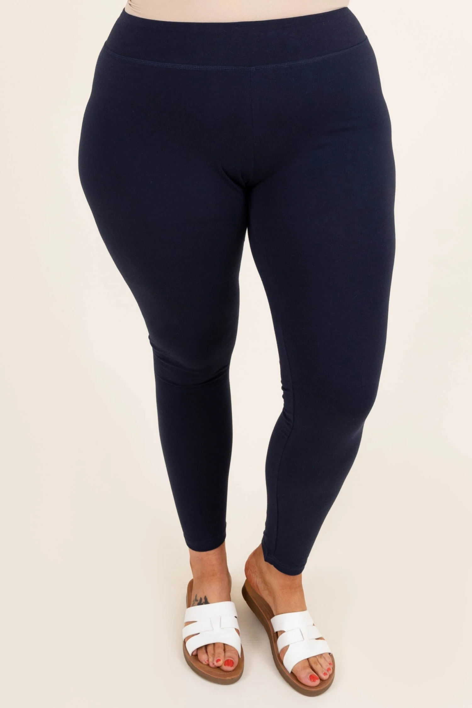 On The Run Leggings, Navy 3 On The Run Leggings, Navy - Image 3
