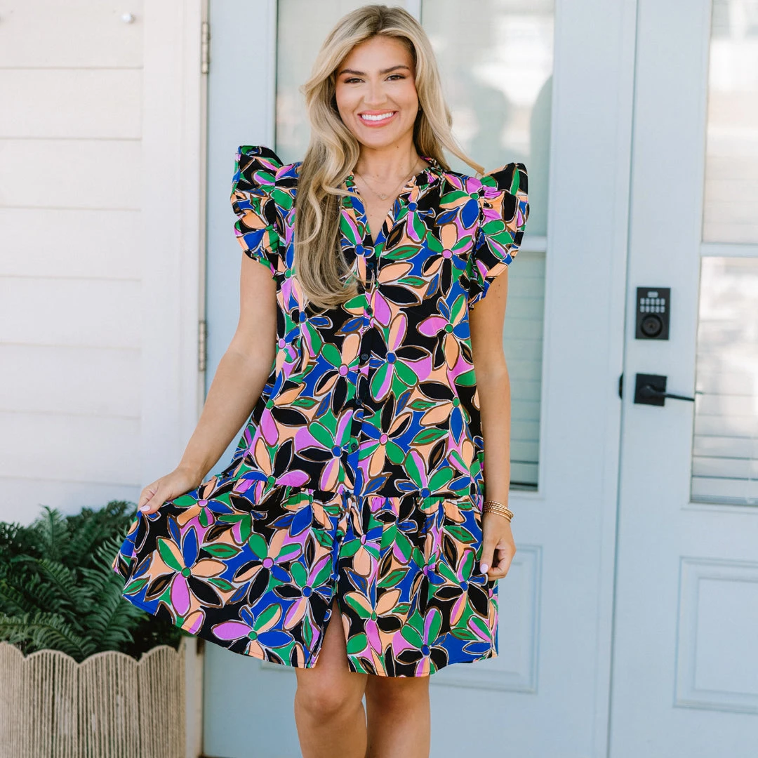 On The Same Page Dress, Black 7 On The Same Page Dress, Black - Image 7