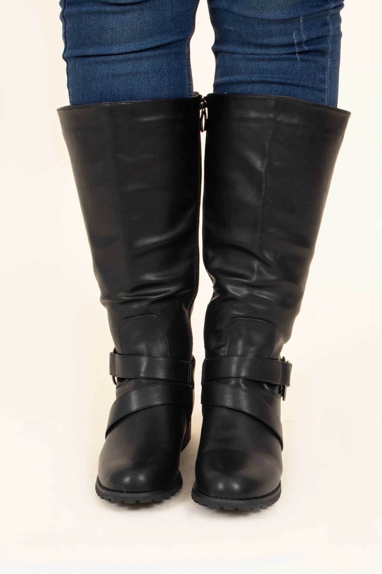Pace Yourself Wide Calf Boots, Black 4 Pace Yourself Wide Calf Boots, Black - Image 4