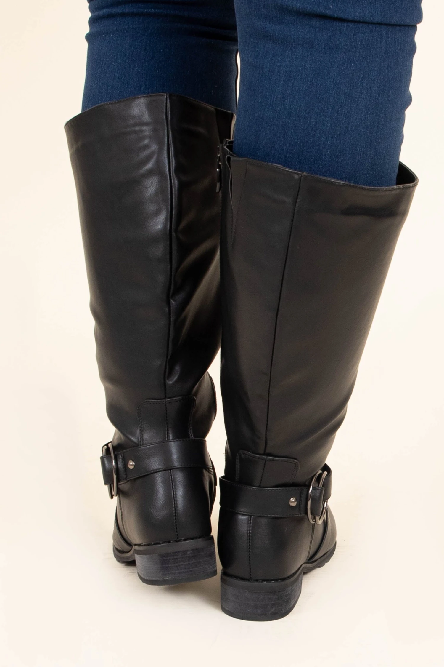 Pace Yourself Wide Calf Boots, Black 5 Pace Yourself Wide Calf Boots, Black - Image 5