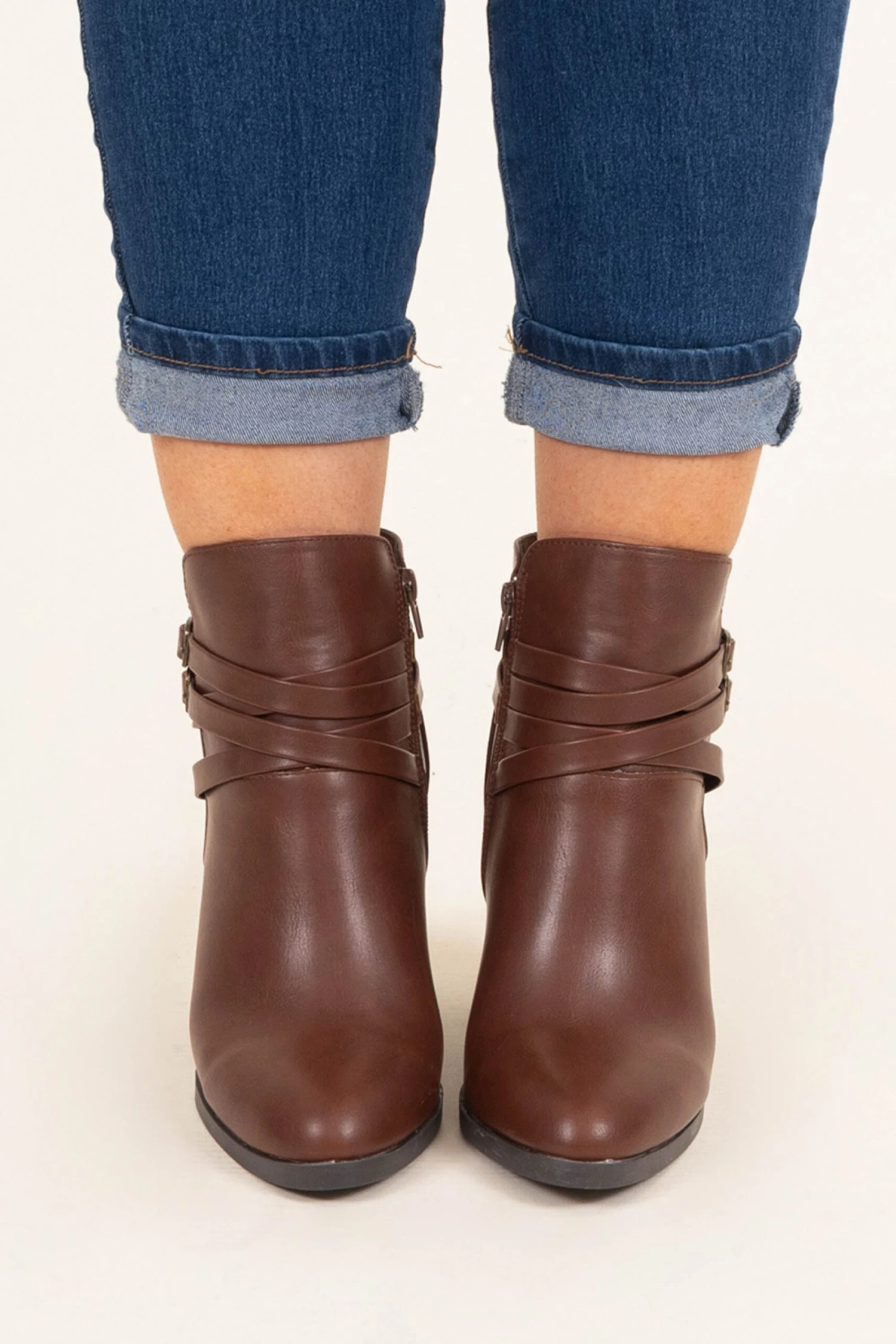 Plans For Tonight Booties, Brown 3 Plans For Tonight Booties, Brown - Image 3