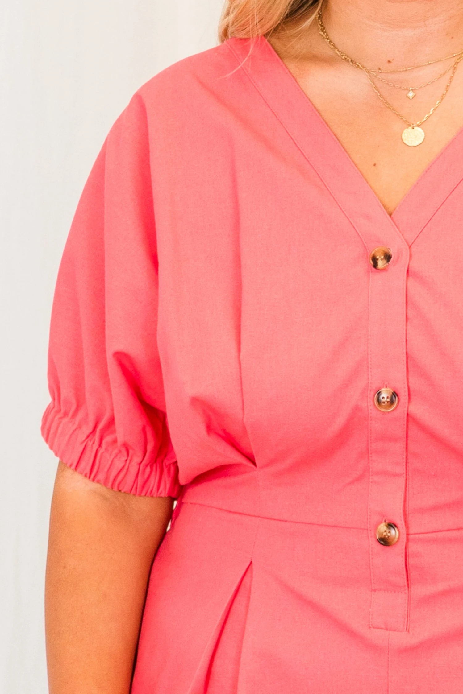 Play It Cool Romper, Pink 5 Play It Cool Romper, Pink - Image 5