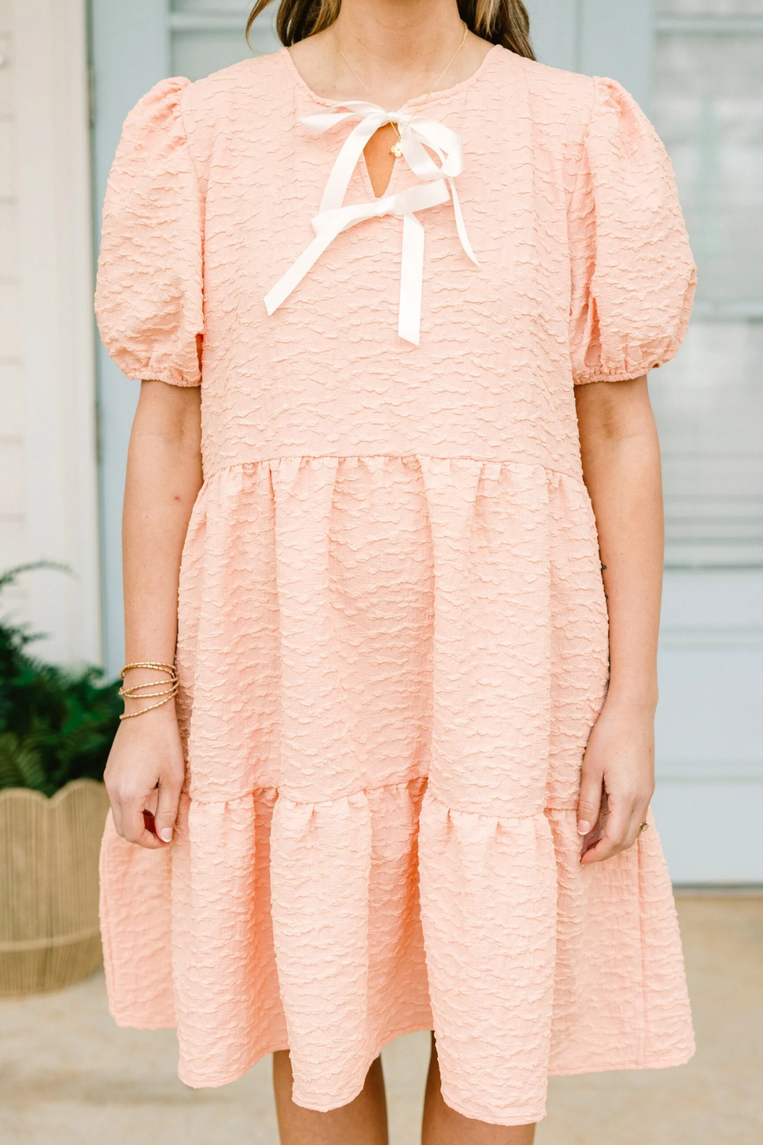 Porcelain Bloom Dress, Pink 5 Porcelain Bloom Dress, Pink - Image 5