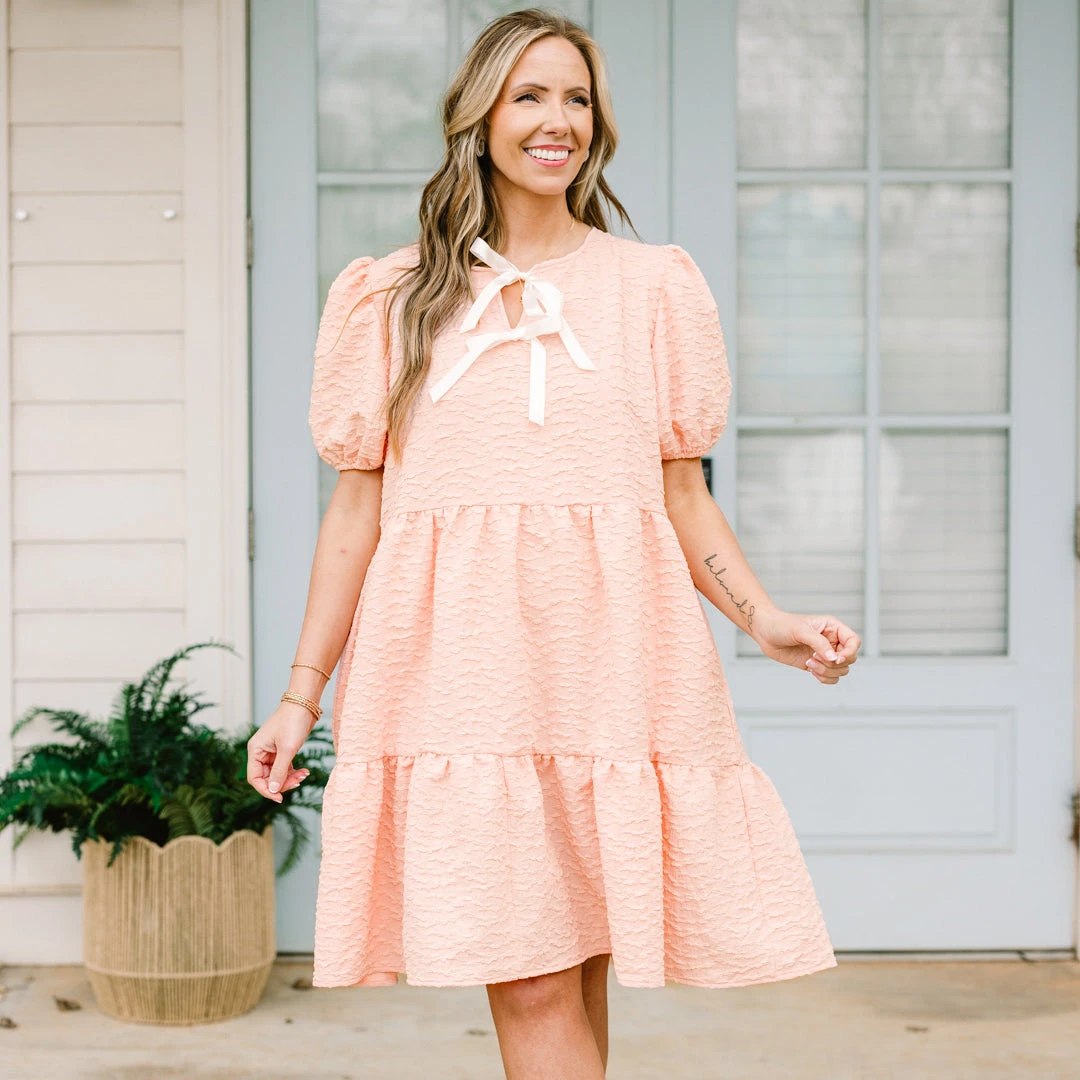 Porcelain Bloom Dress, Pink 7 Porcelain Bloom Dress, Pink - Image 7