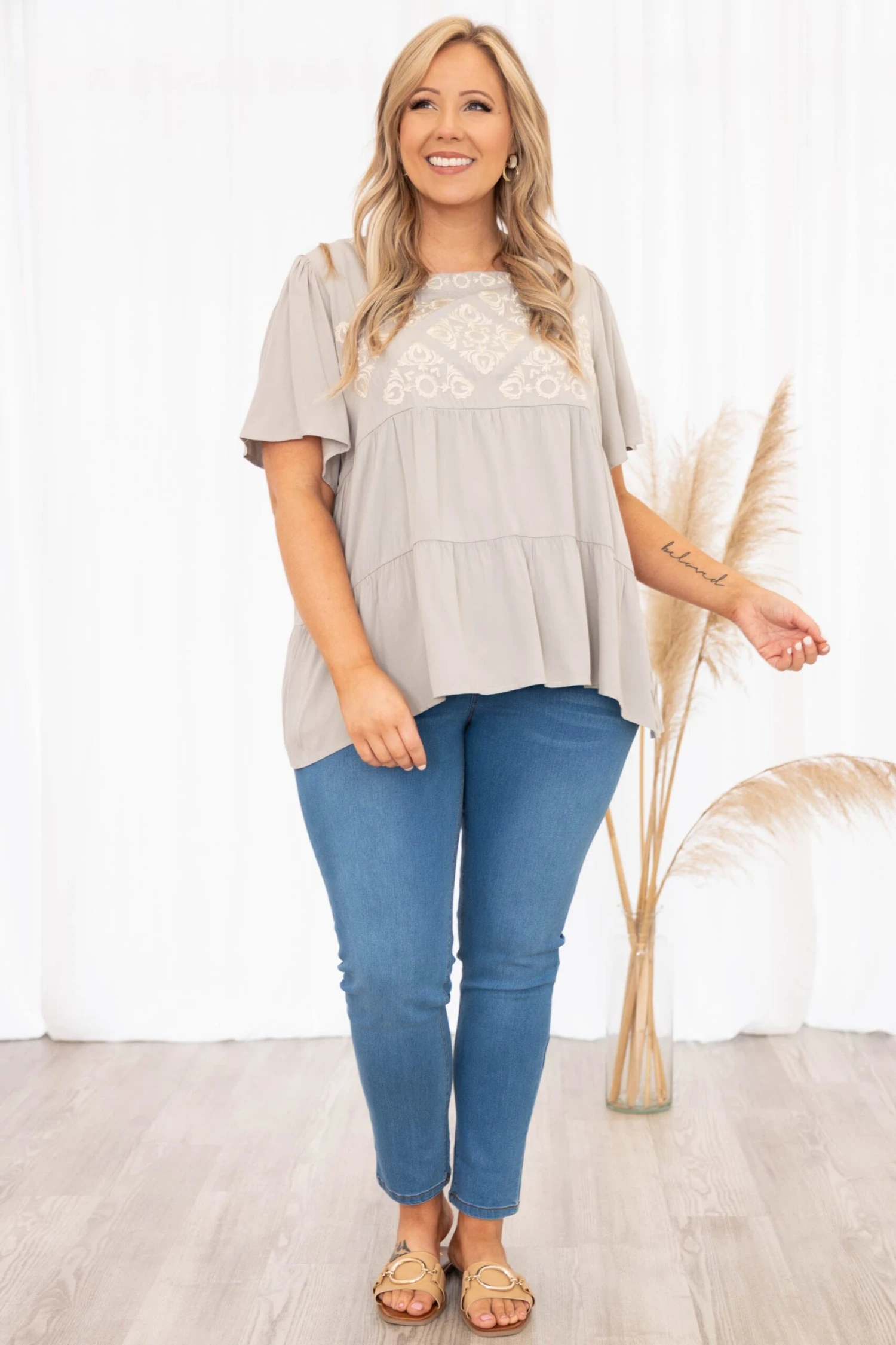 I'll Try Jeggings, Light Wash 2 I'll Try Jeggings, Light Wash - Image 2