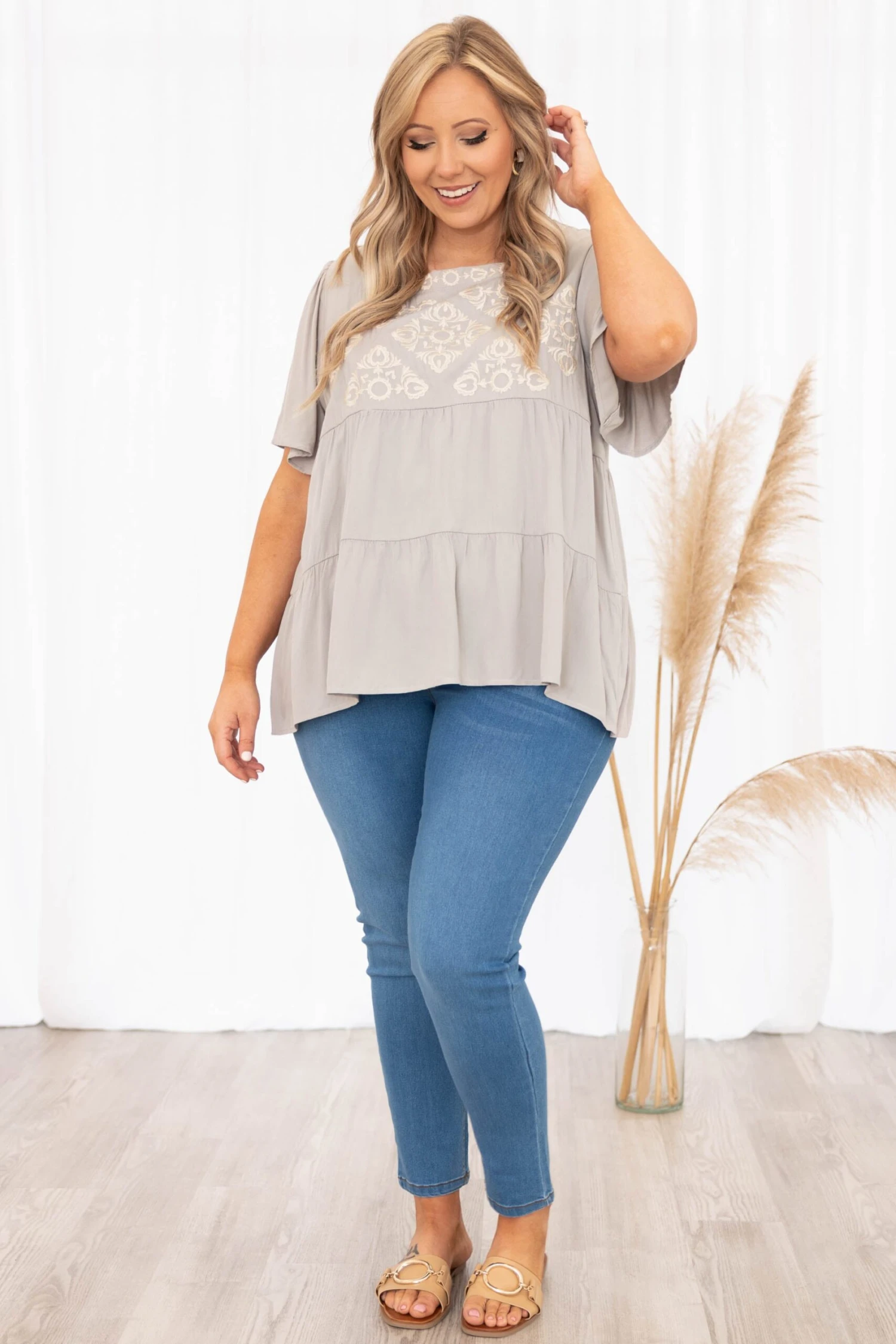 I'll Try Jeggings, Light Wash 4 I'll Try Jeggings, Light Wash - Image 4