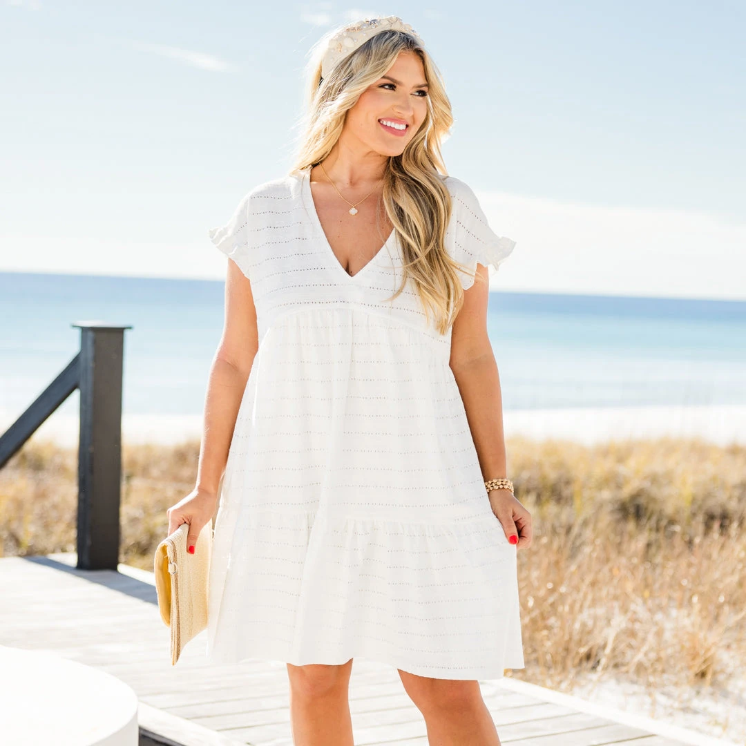 Roam With Me Dress, White 7 Roam With Me Dress, White - Image 7