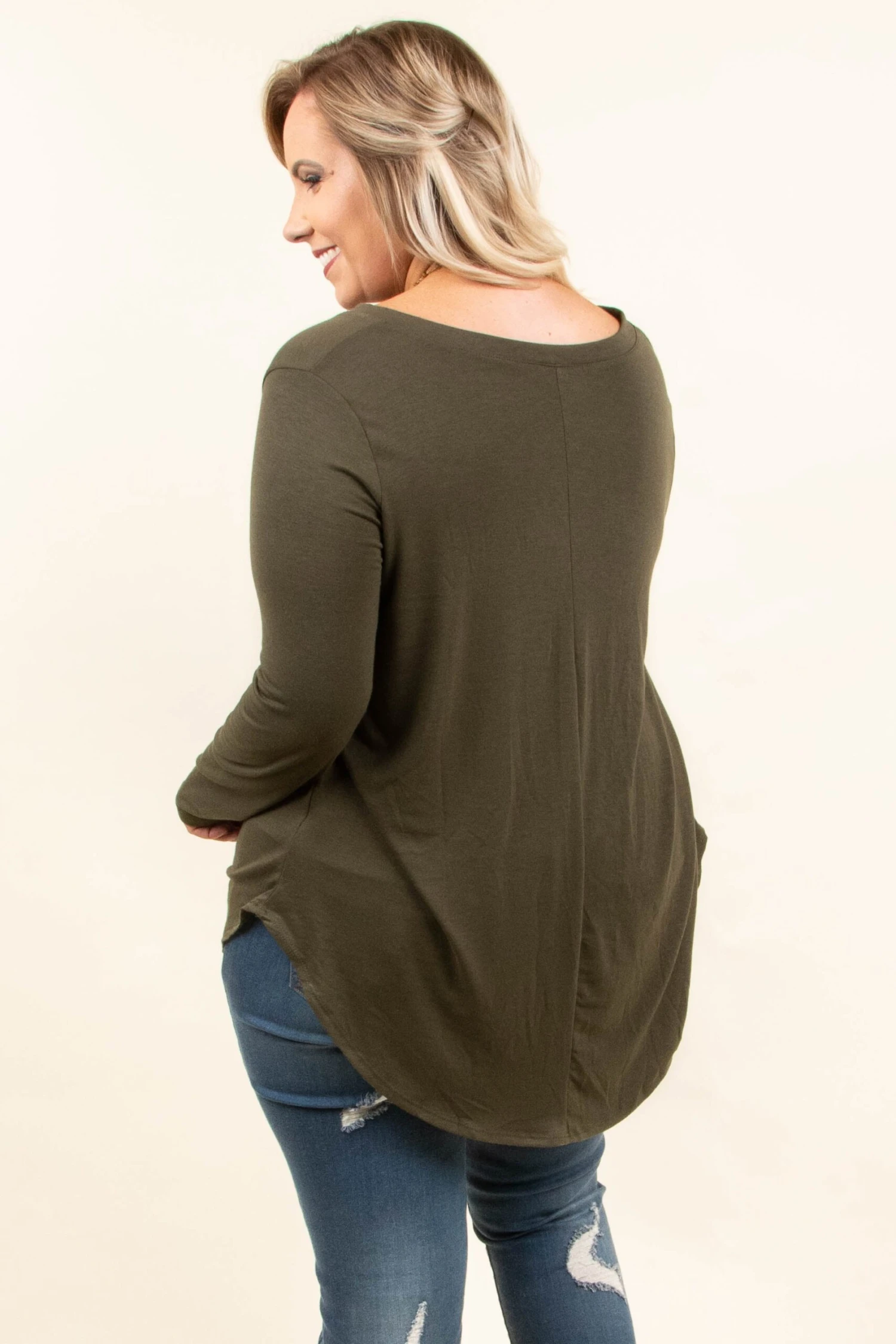 All Things Nice Top, Dark Olive 4 All Things Nice Top, Dark Olive - Image 4