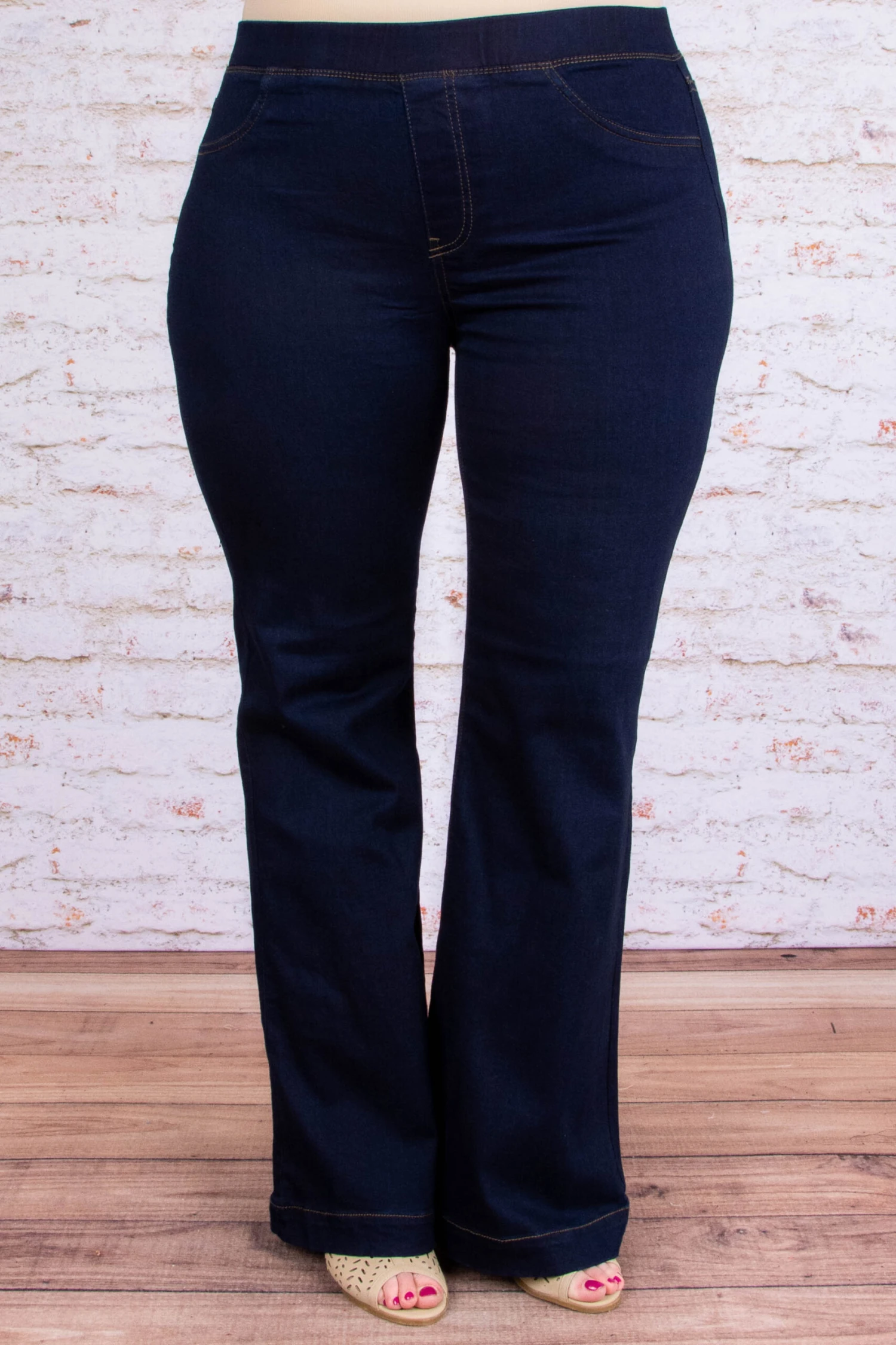 Dare To Flare Jeans, Super Dark Wash 3 Dare To Flare Jeans, Super Dark Wash - Image 3