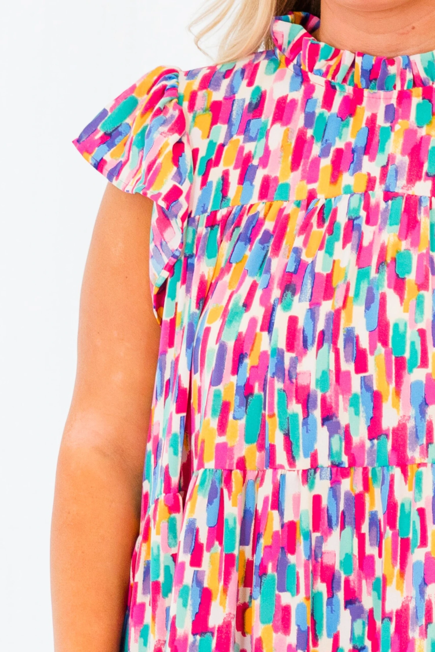 Season To Bloom Dress, Fuchsia 5 Season To Bloom Dress, Fuchsia - Image 5