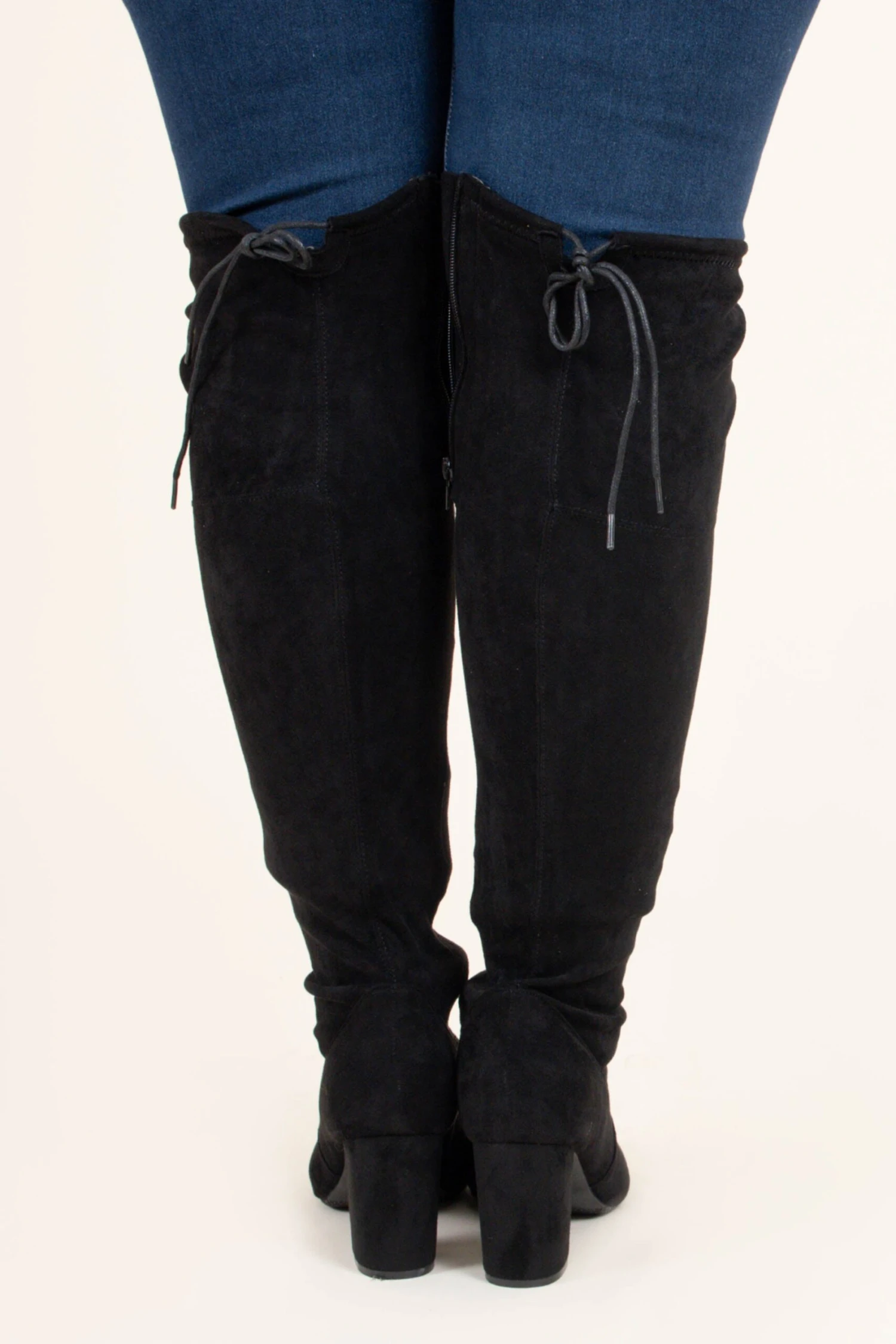 Slaying Suede Boots, Black 5 Slaying Suede Boots, Black - Image 5